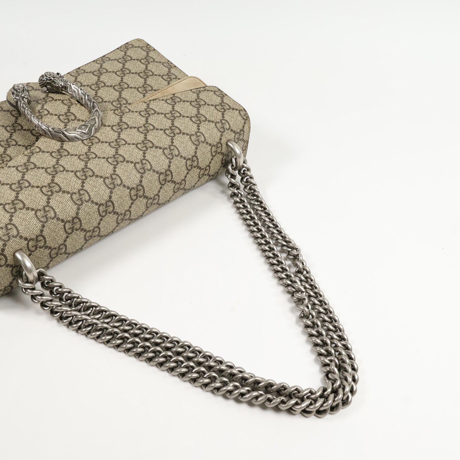 GUCCI 塗層帆布Dionysus肩背袋