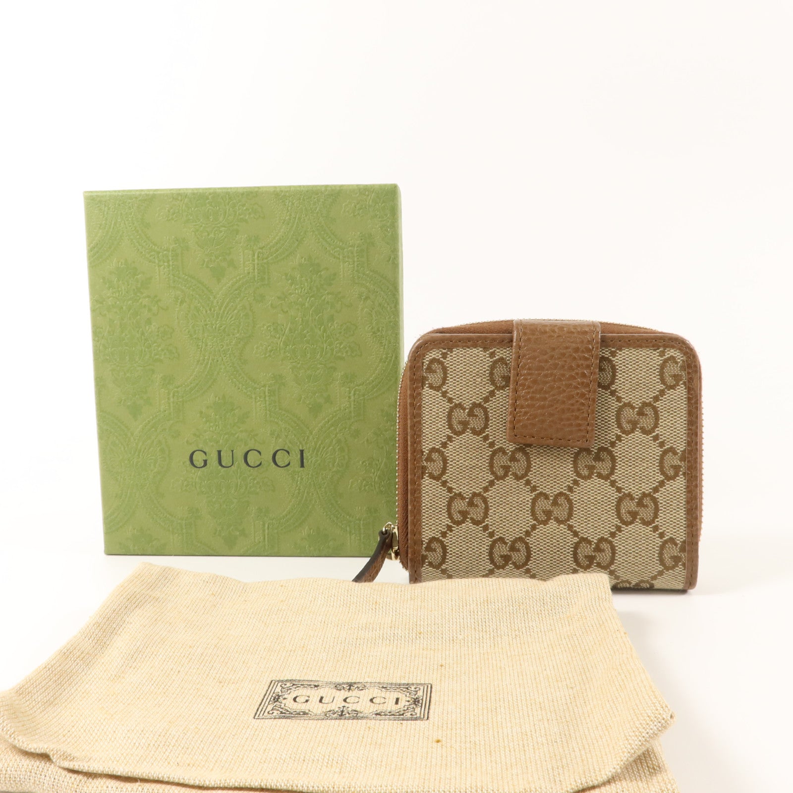 GUCCI 帆布Fold Wallet錢包