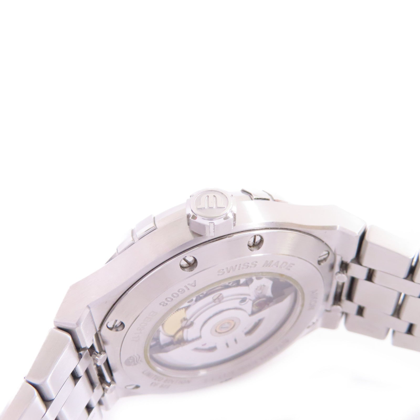 Maurice Lacroix Maurice Lacroix Watch不鏽鋼自動機芯手錶淺藍色