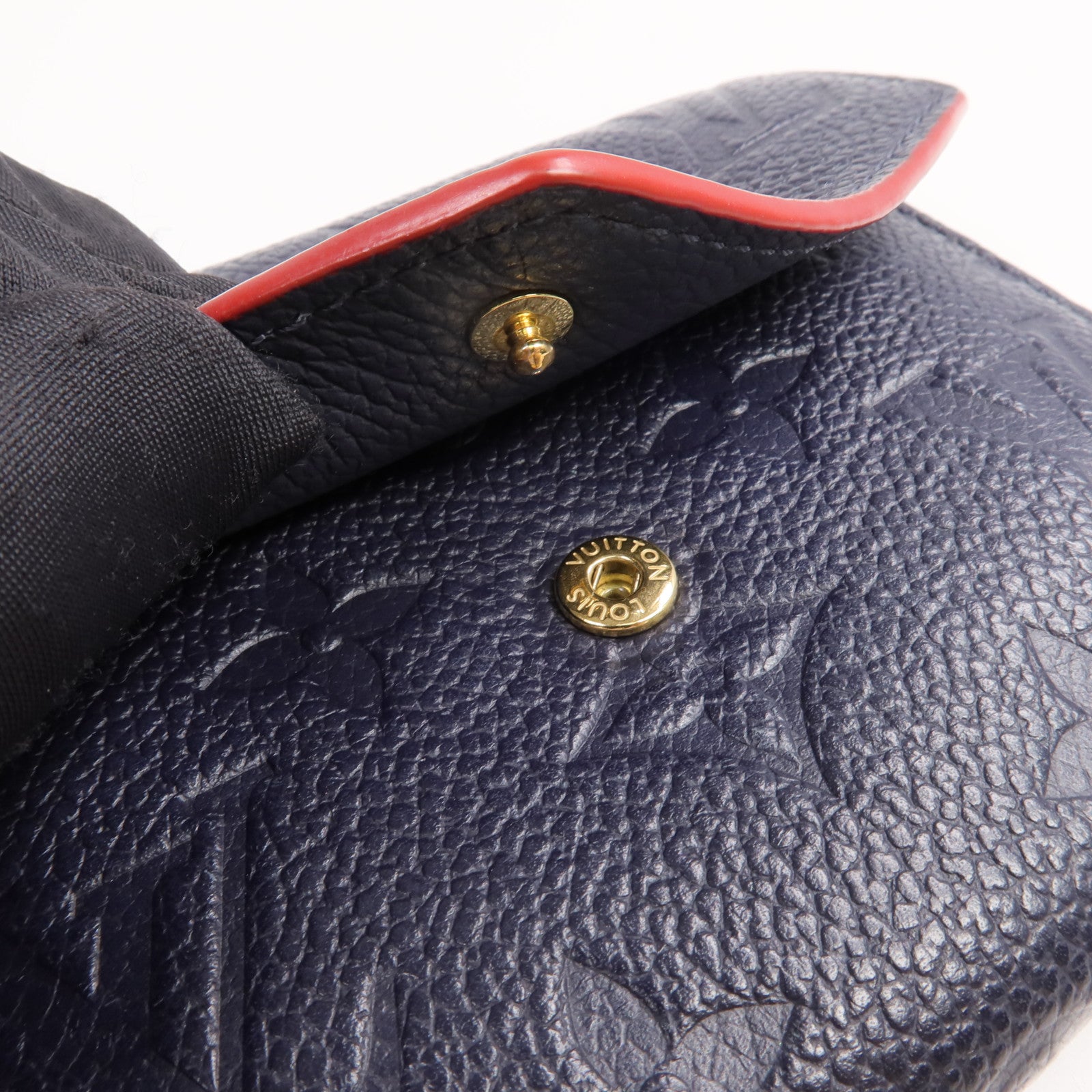 LOUIS VUITTON Monogram Empreinte Victorine金扣錢包
