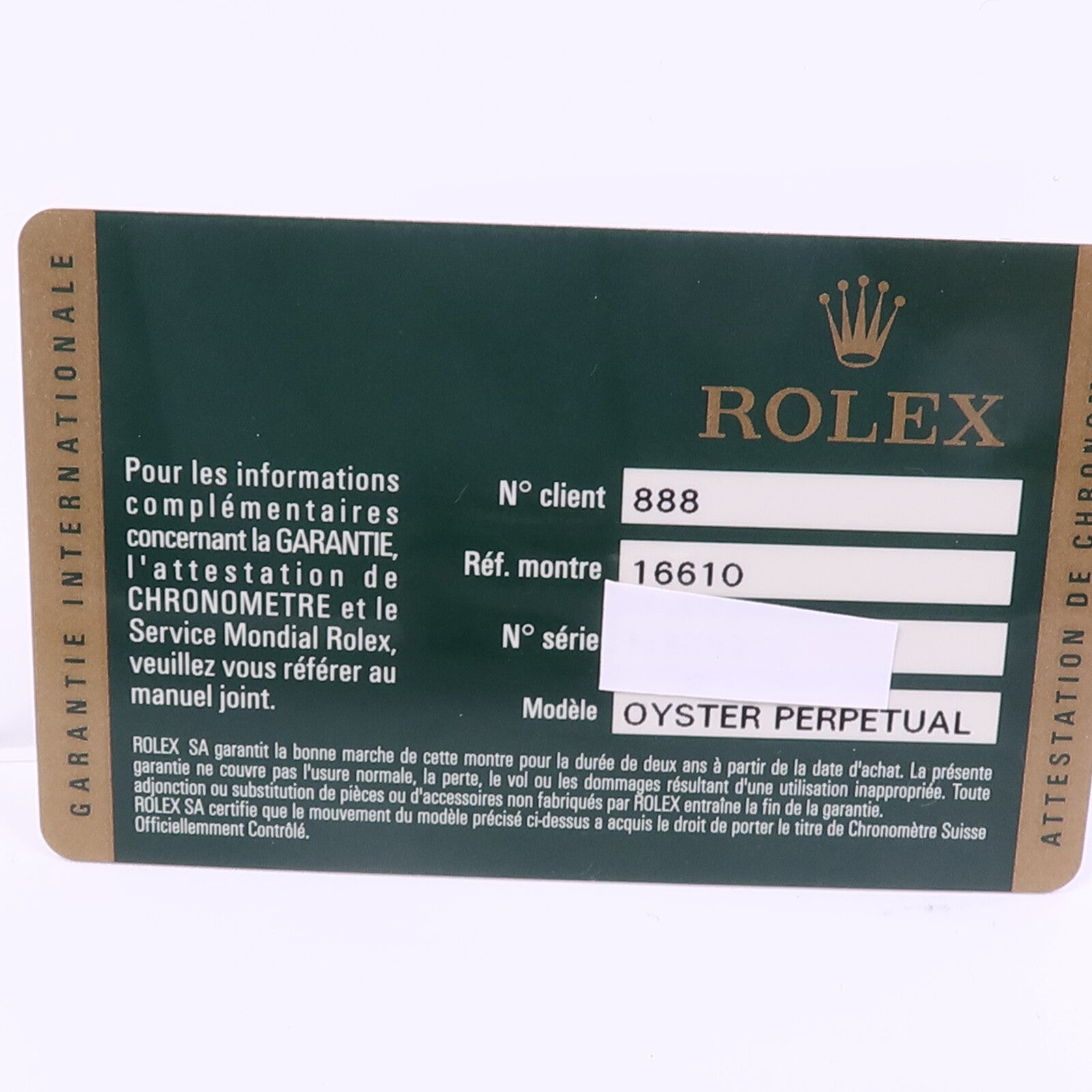 ROLEX Submarinar Date 16610