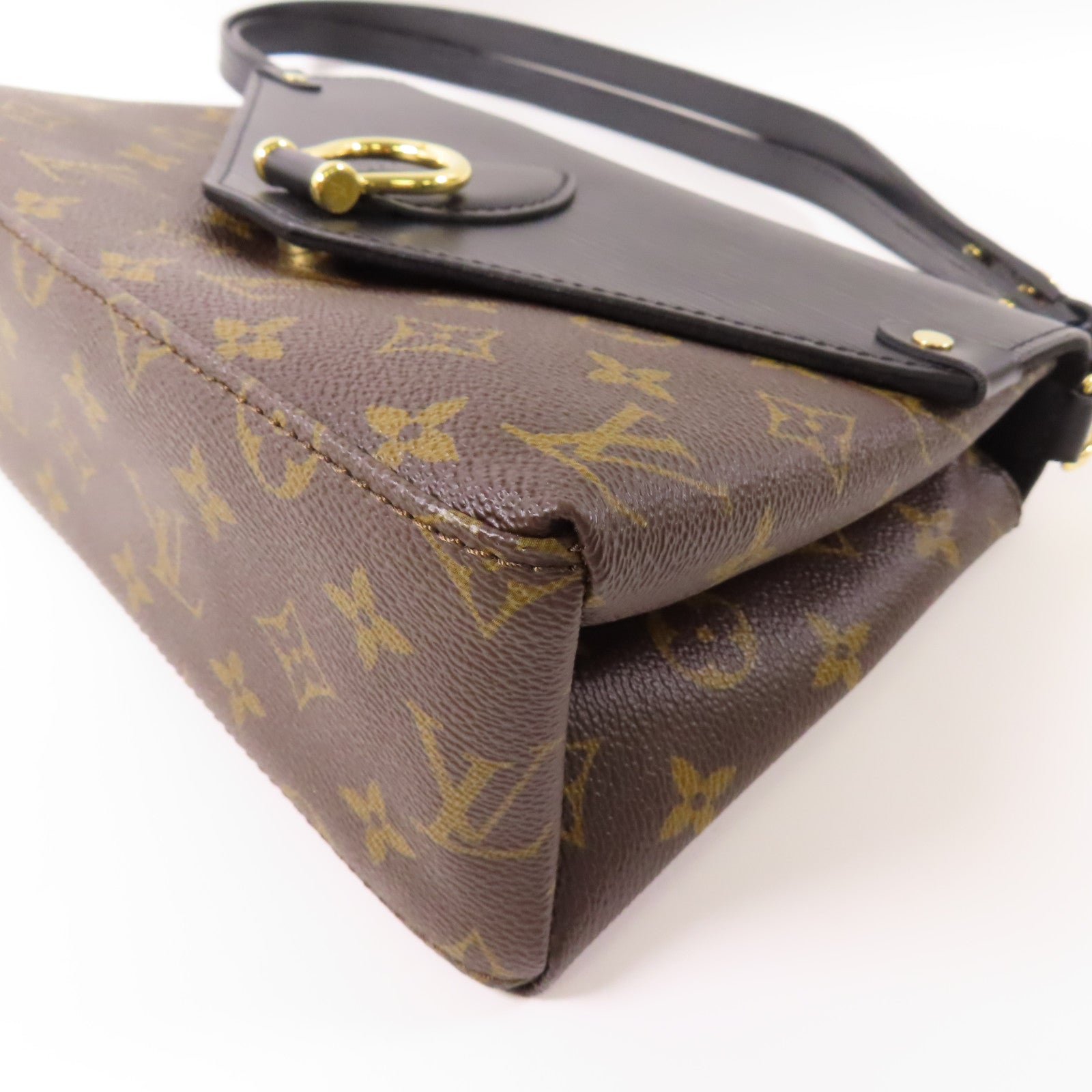 LOUIS VUITTON Monogram/Epi Saint Michel金扣肩背袋