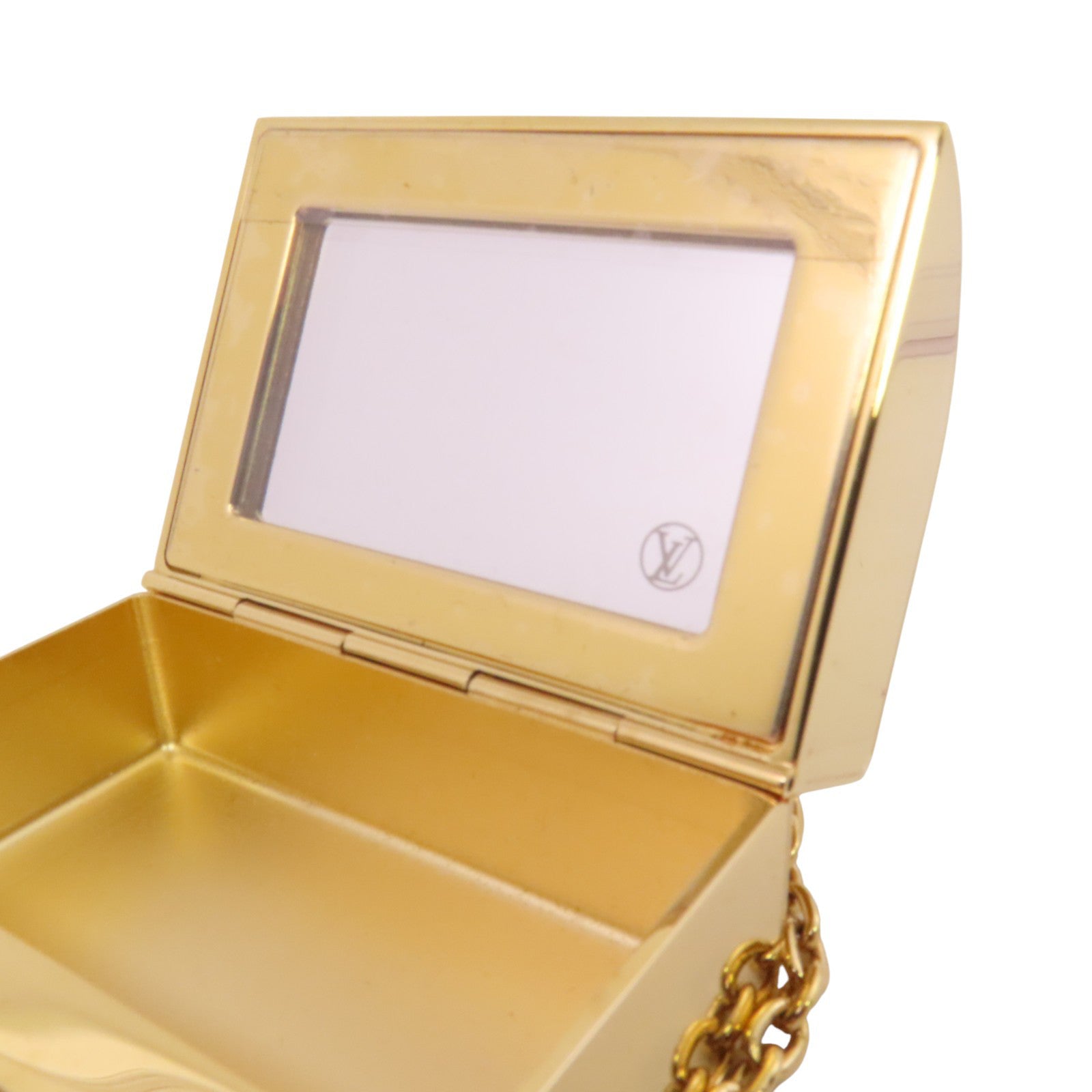 LOUIS VUITTON 金屬Speedy Charm Bag金扣鏈帶掛飾