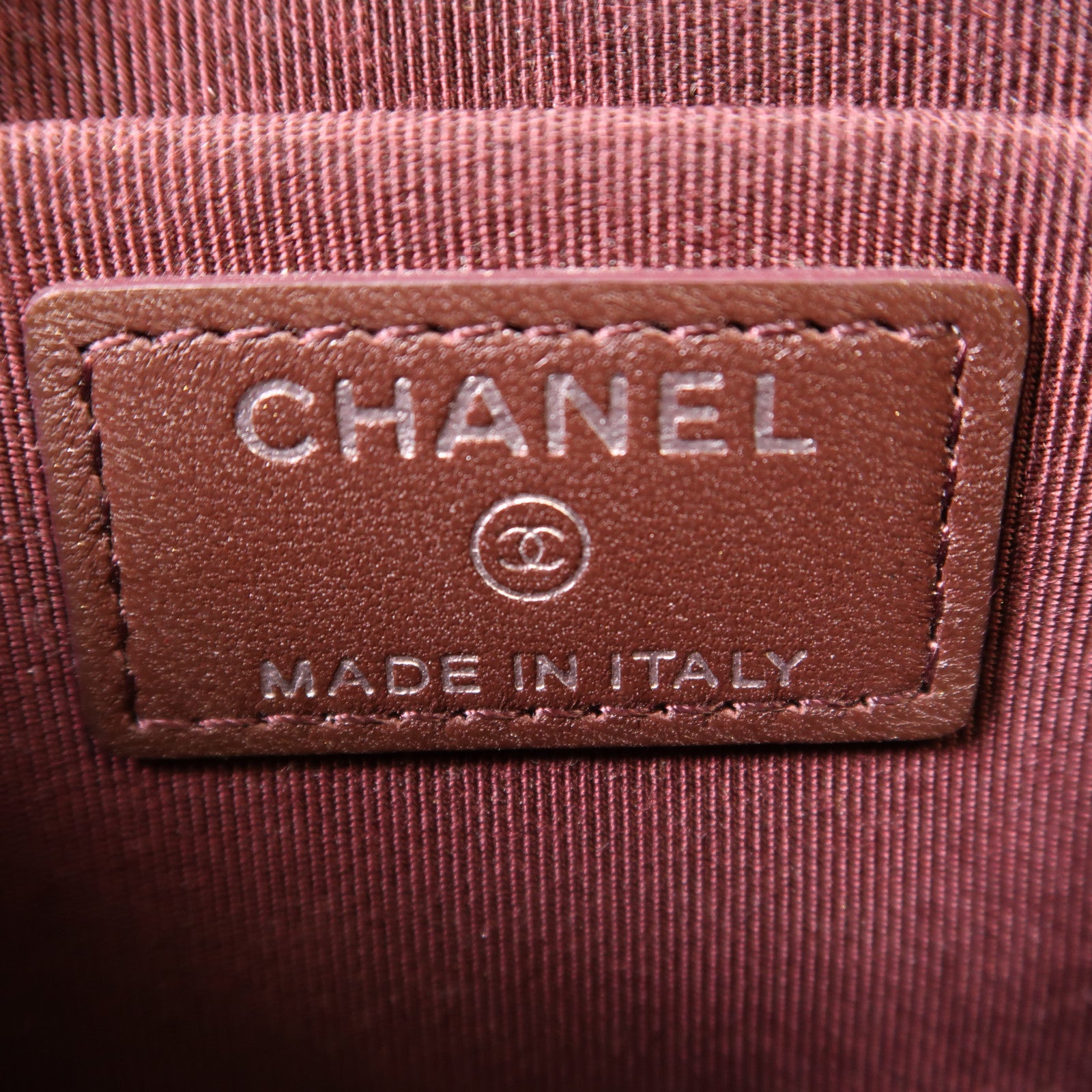 CHANEL 羊皮皮革Long Wallet銀扣長錢包