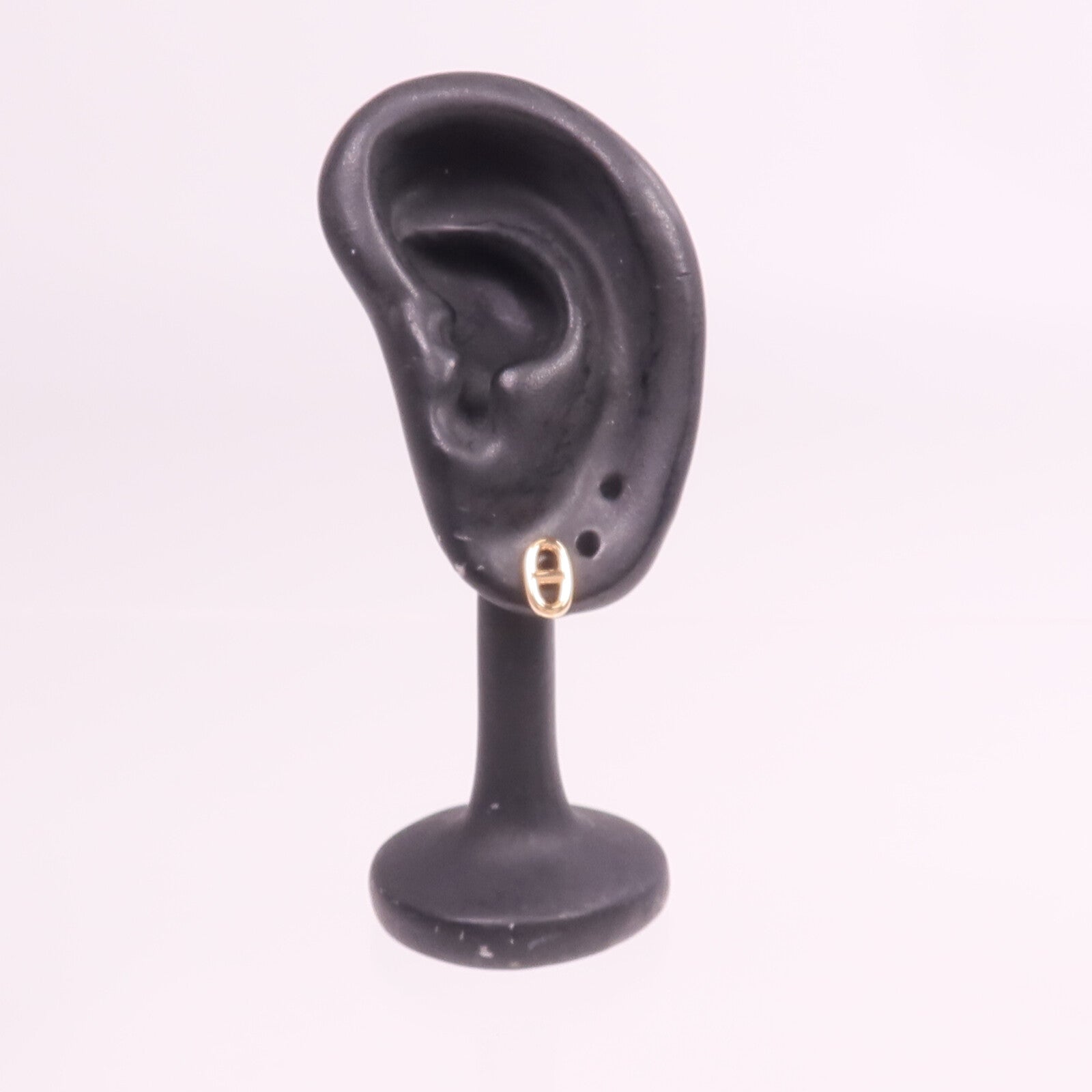 HERMES 18K玫瑰金Chaine d'Ancre Earrings耳環