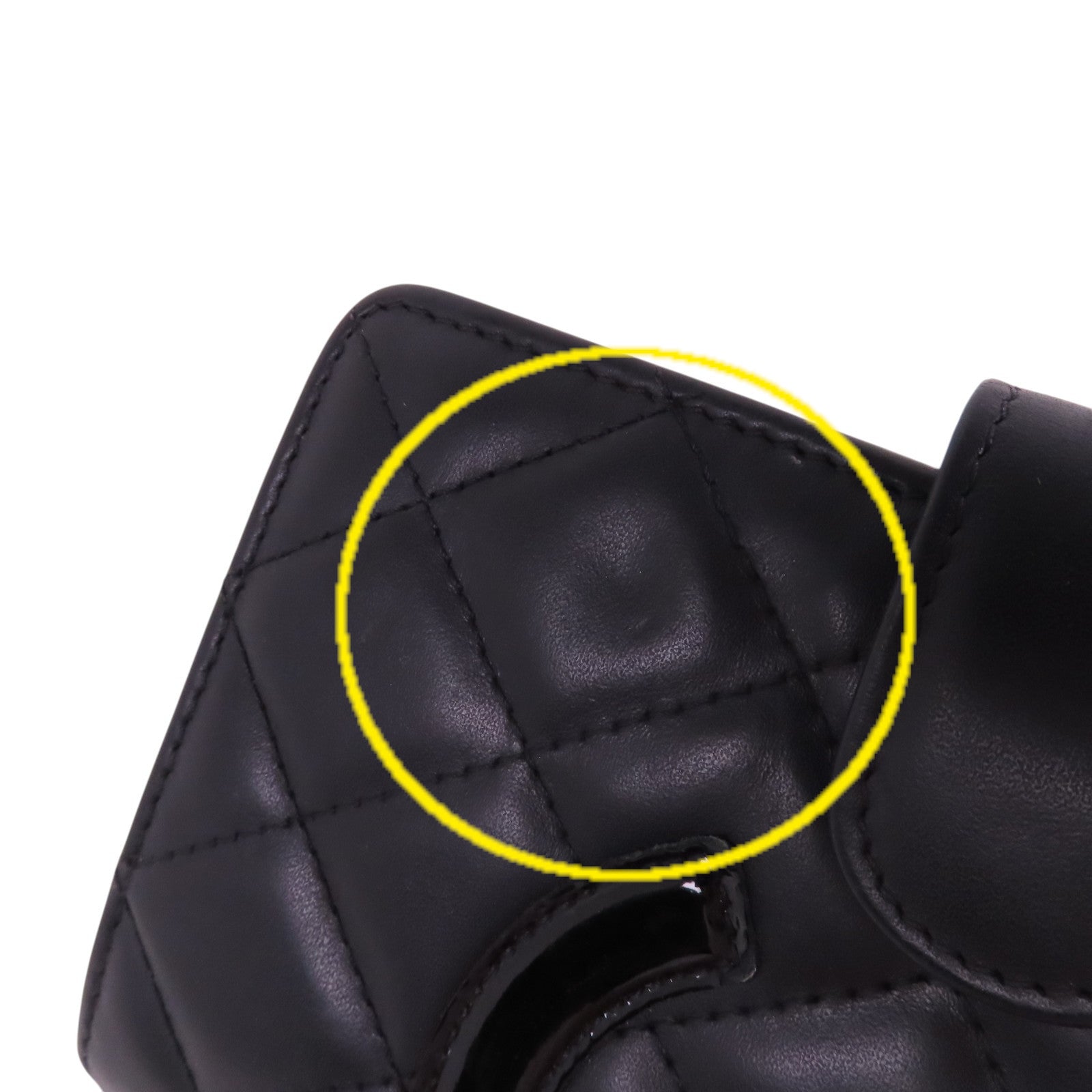 CHANEL 牛皮皮革Cambon Wallet銀扣短錢包