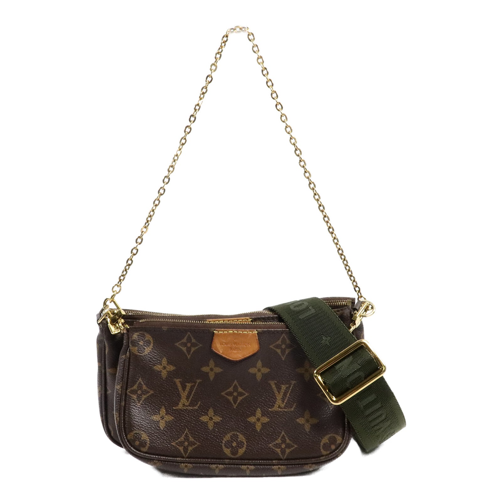 LOUIS VUITTON Monogram Multi Pochette Accessoires金扣肩背袋
