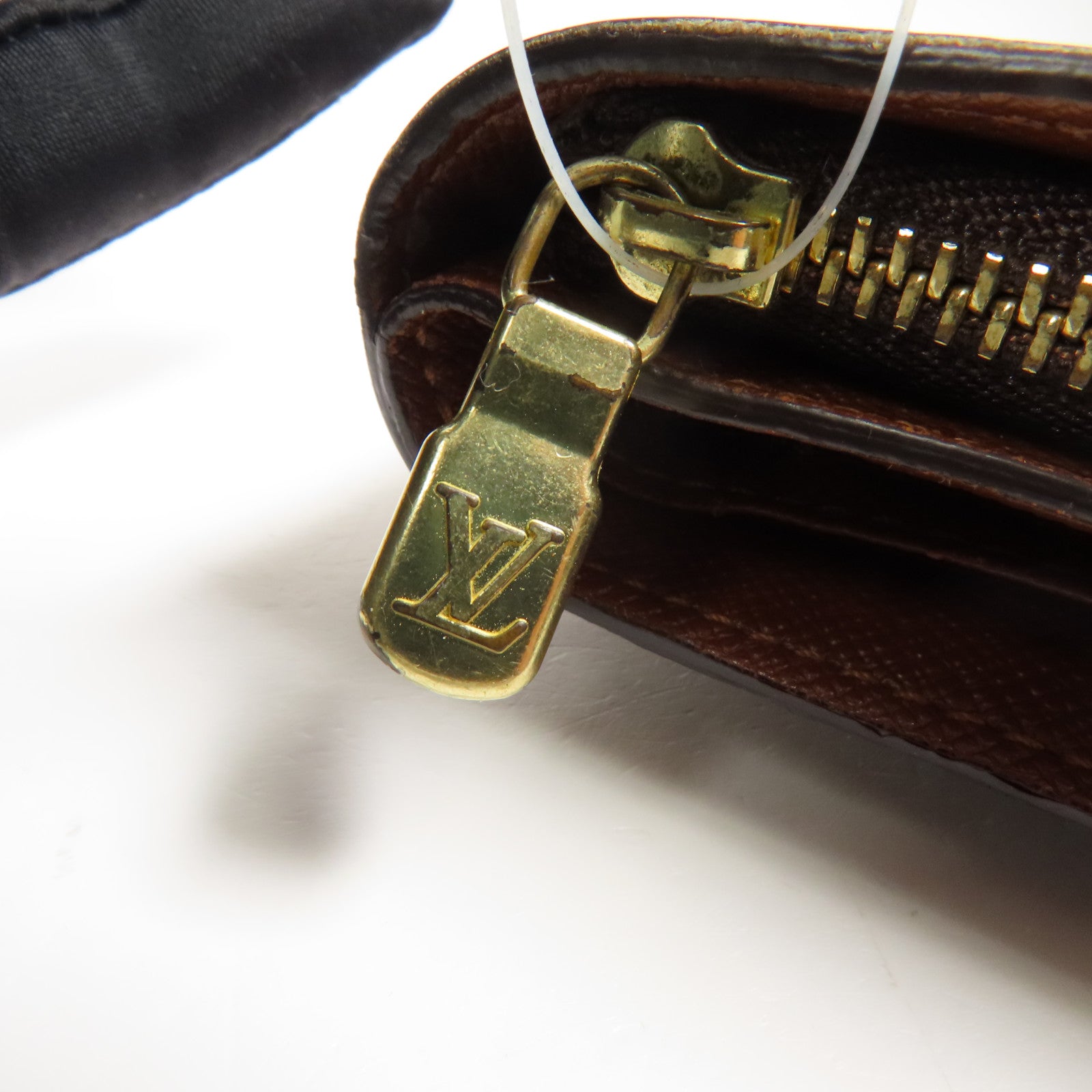 LOUIS VUITTON Monogram Compact Zip Wallet金扣錢包