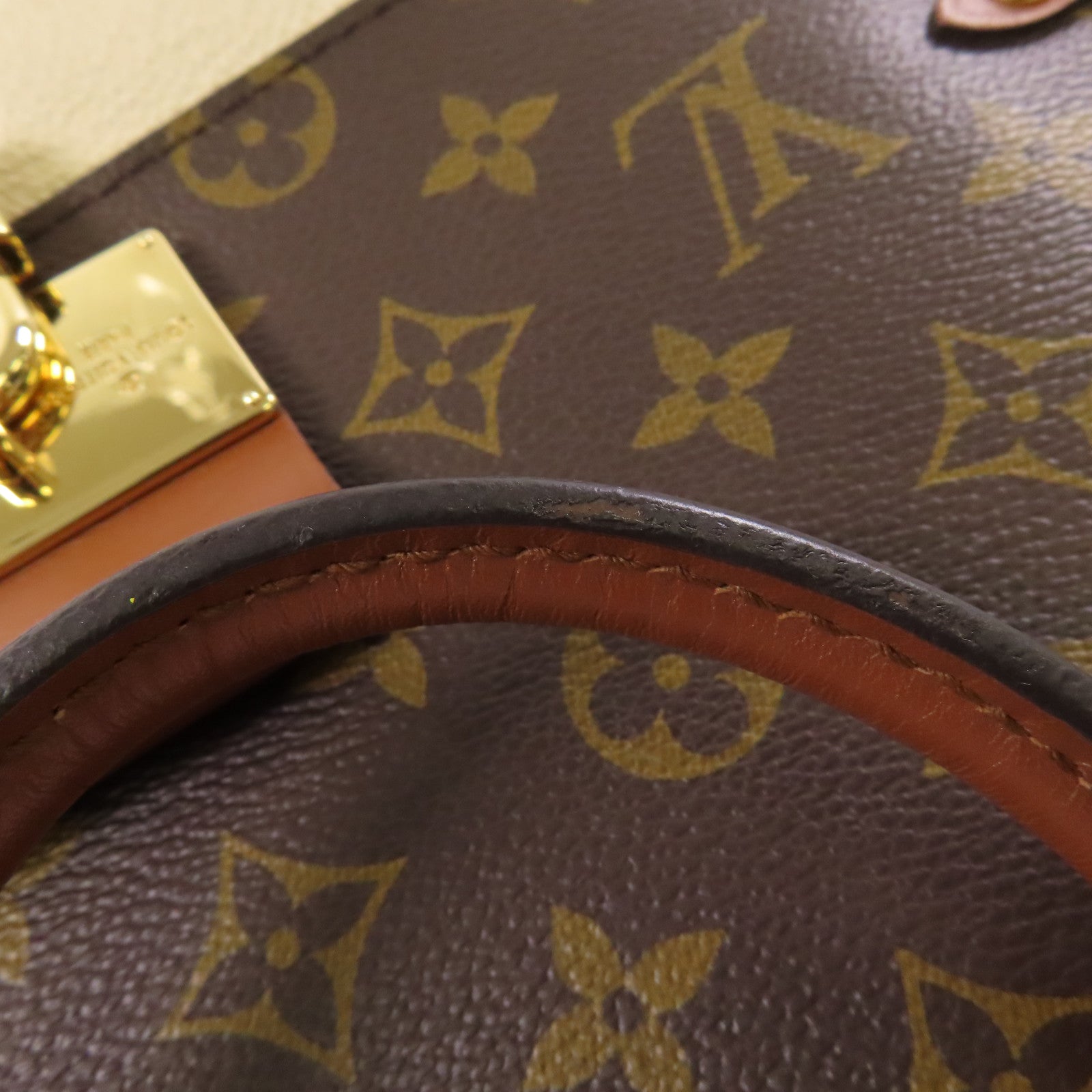 LOUIS VUITTON Monogram Vaugirard金扣手挽肩背兩用袋