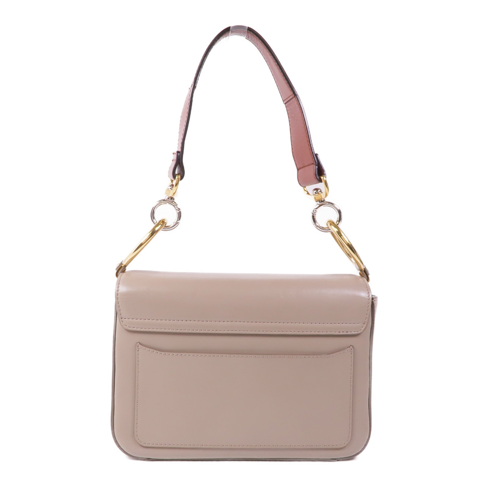 Chloe 牛皮皮革C Bag金扣手挽肩背兩用袋