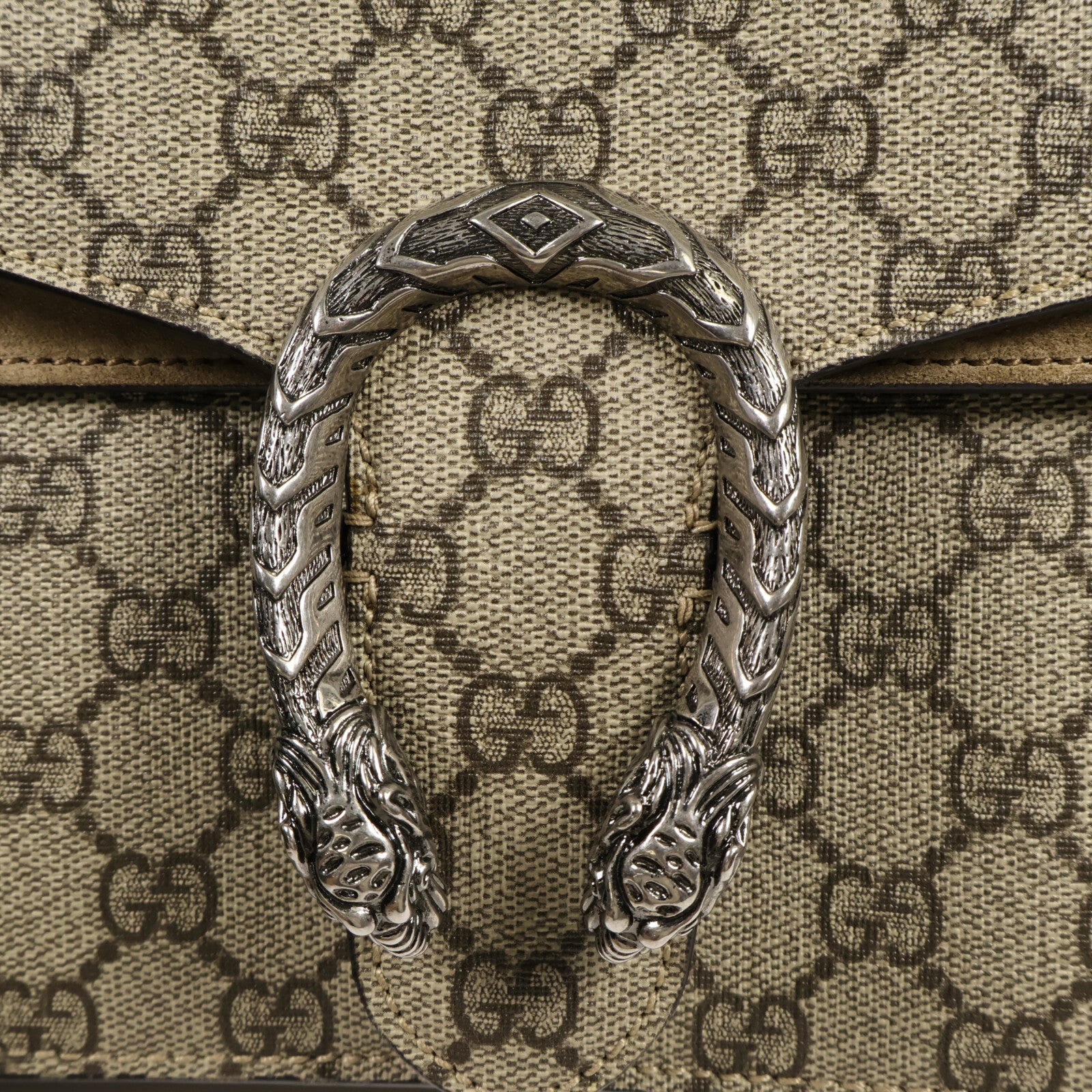 GUCCI 塗層帆布Dionysus肩背袋