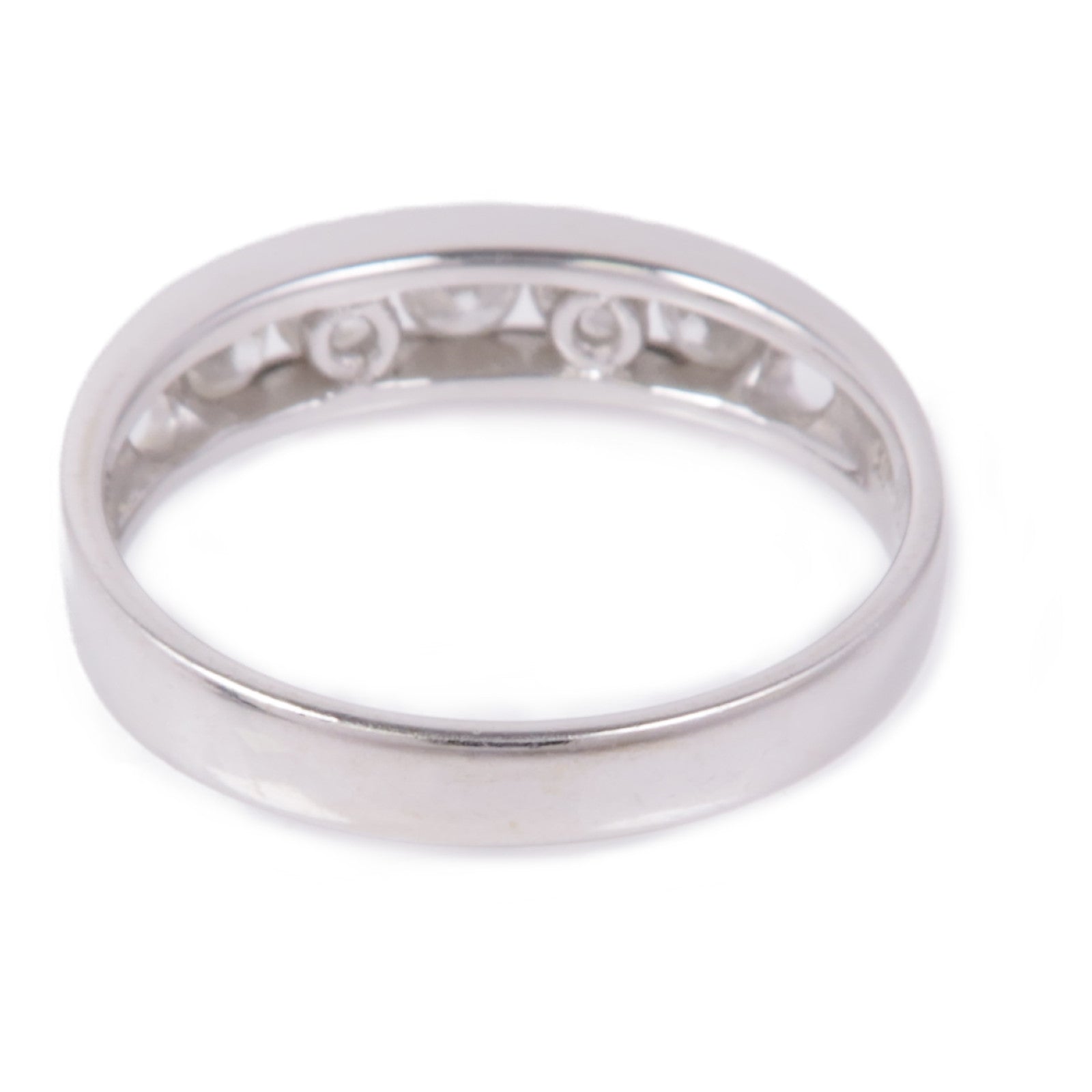 JEWELRY Diamond Ring 18K White Gold US#6