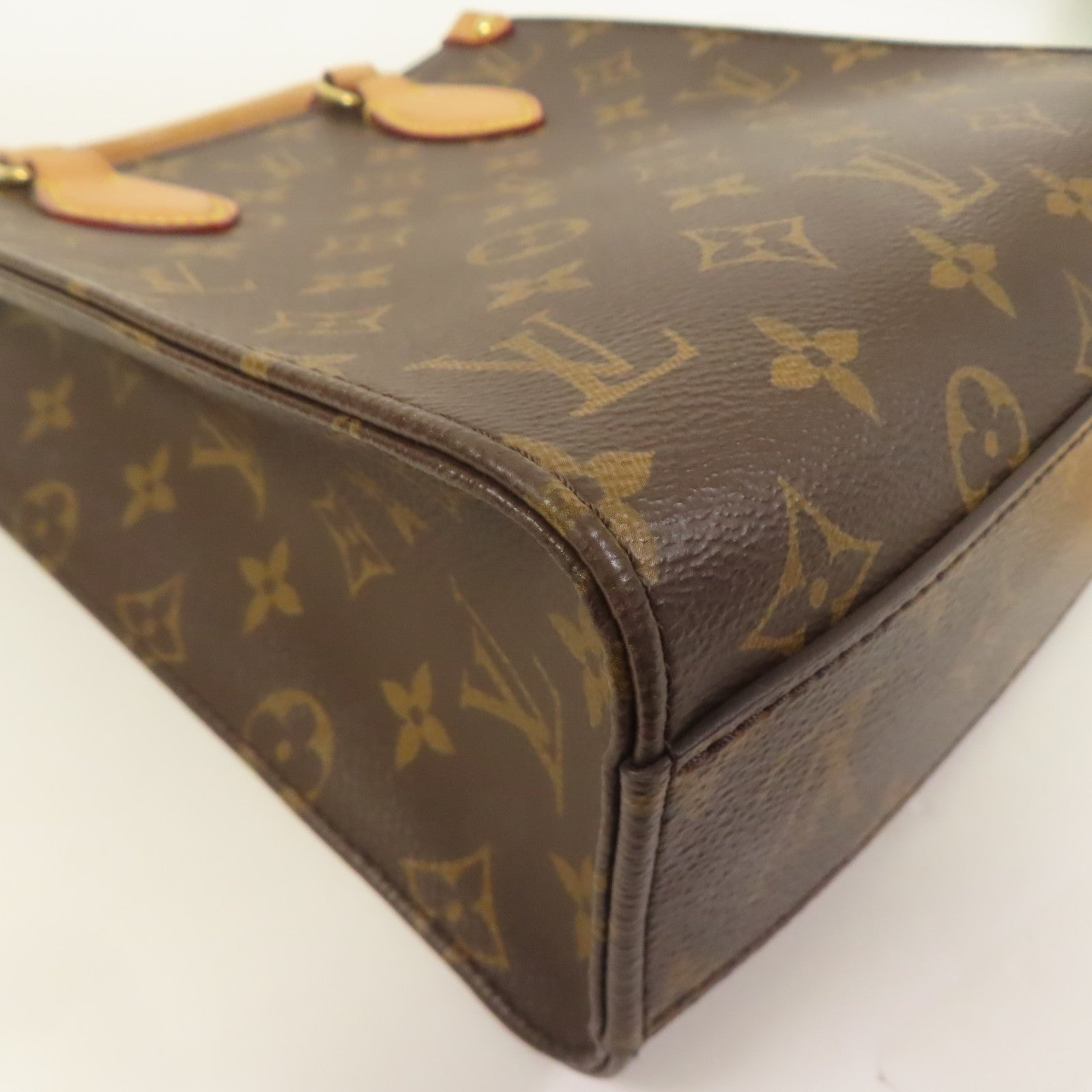 LOUIS VUITTON LV GHW Sac Plat BB 2 Way Shoulder Bag M46265 Monogram Brown
