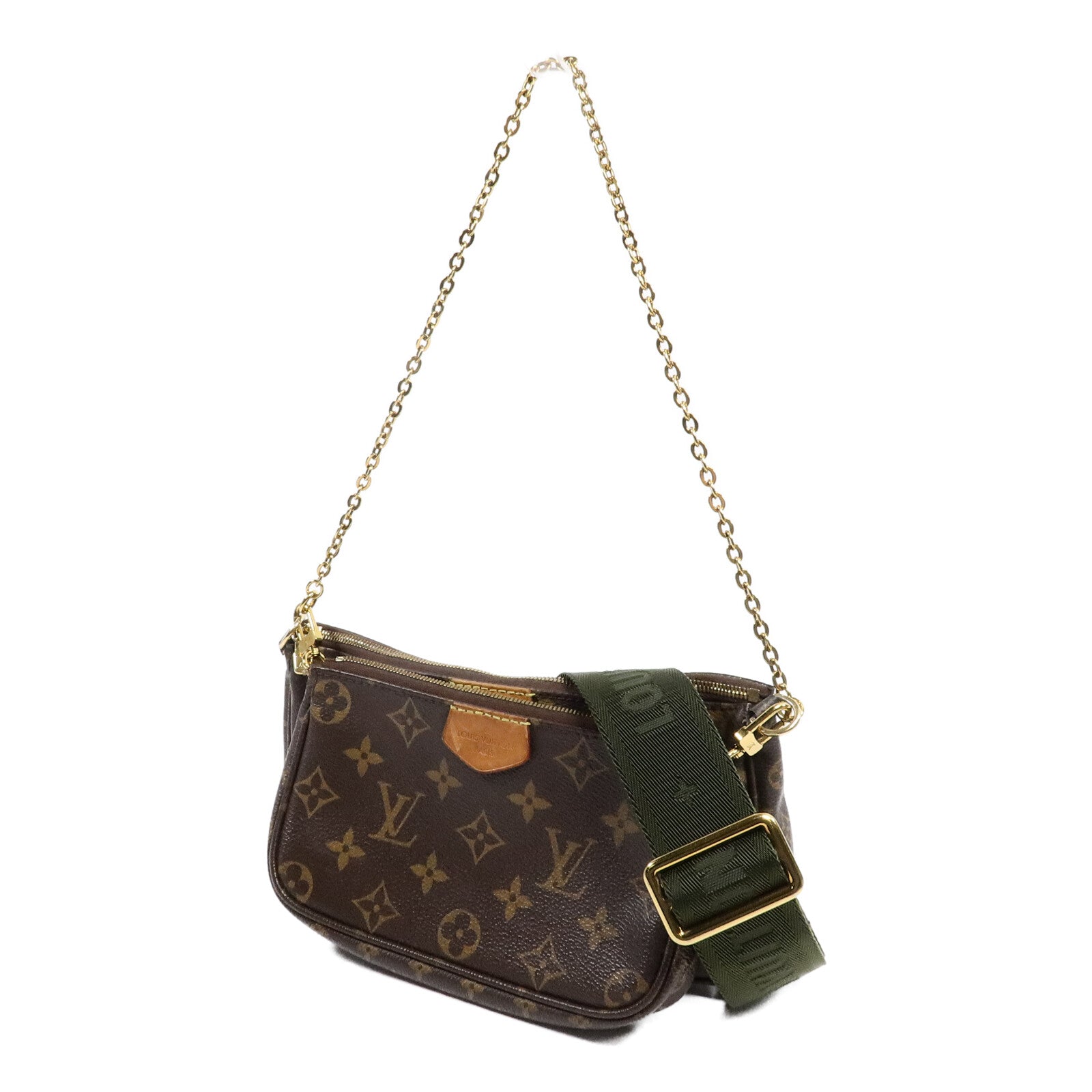 LOUIS VUITTON Monogram Multi Pochette Accessoires金扣肩背袋