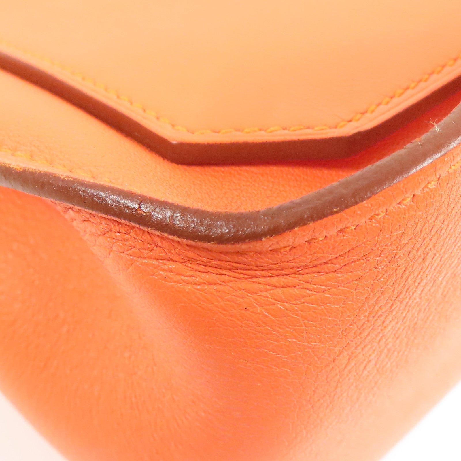 HERMES PHW Jypsiere 28 Shoulder Bag Swift Leather Flamingo