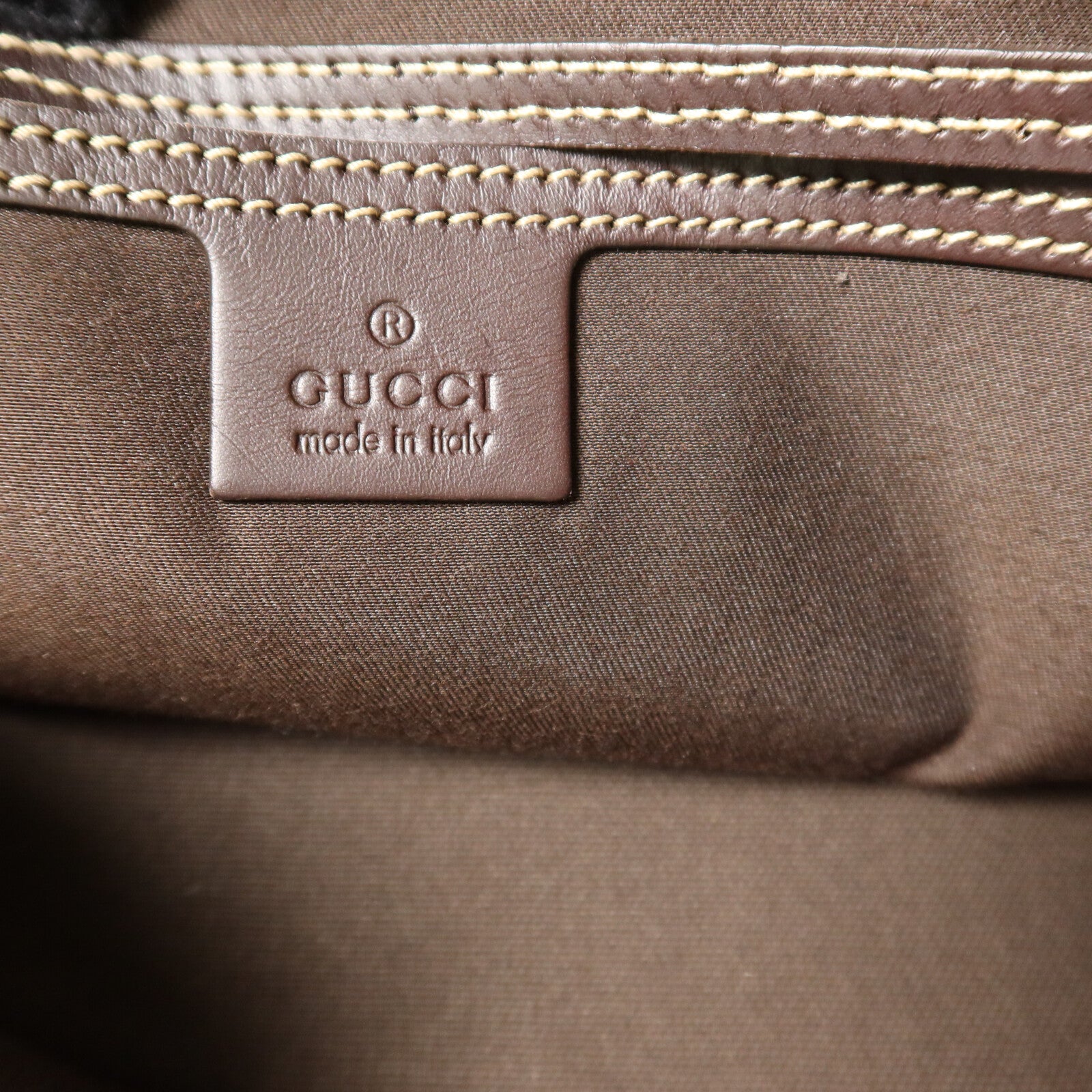 GUCCI 塗層帆布Shoulder Bag肩背袋