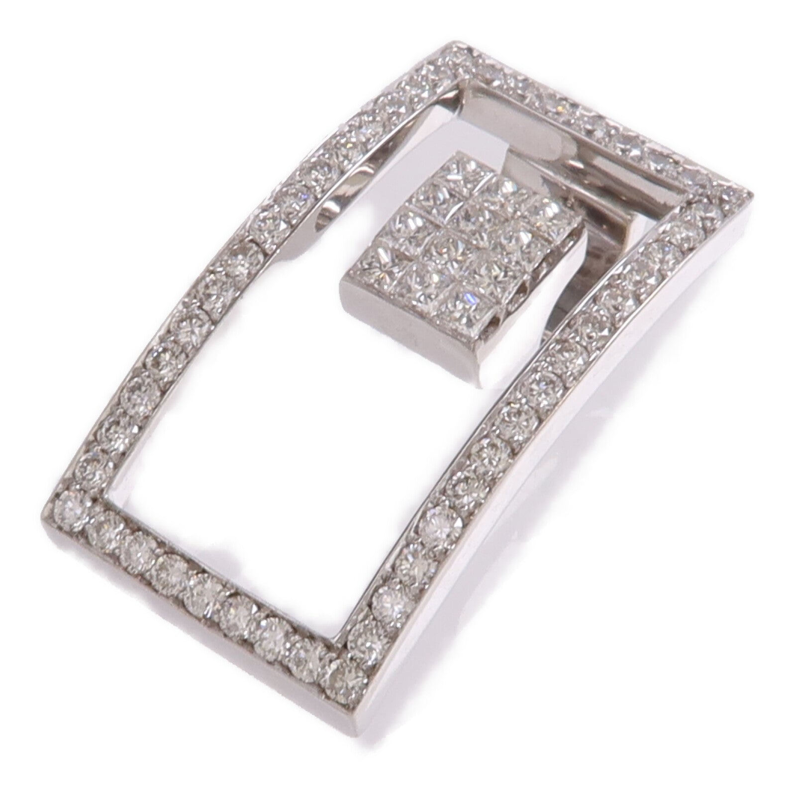 JEWELRY 18K白金Diamond Pendant Top鑽石吊墜