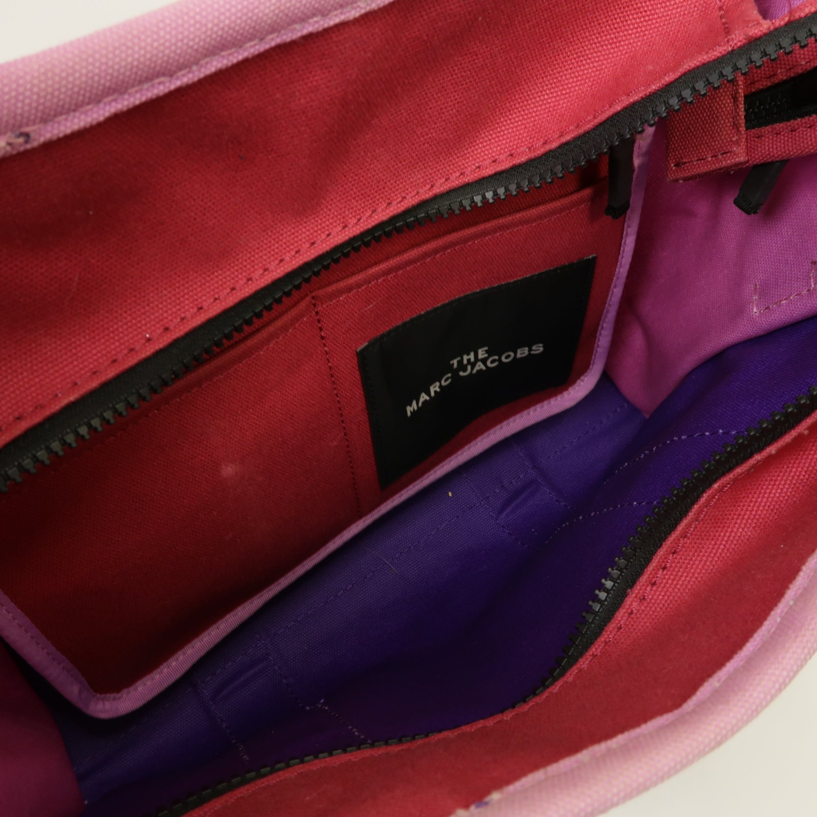 MARC BY MARC JACOBS 帆布2way Shoulder Bag銀扣手挽肩背兩用袋紫色