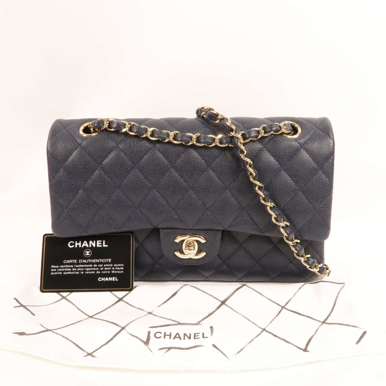 CHANEL 牛皮皮革Classic 25鏈帶肩背袋