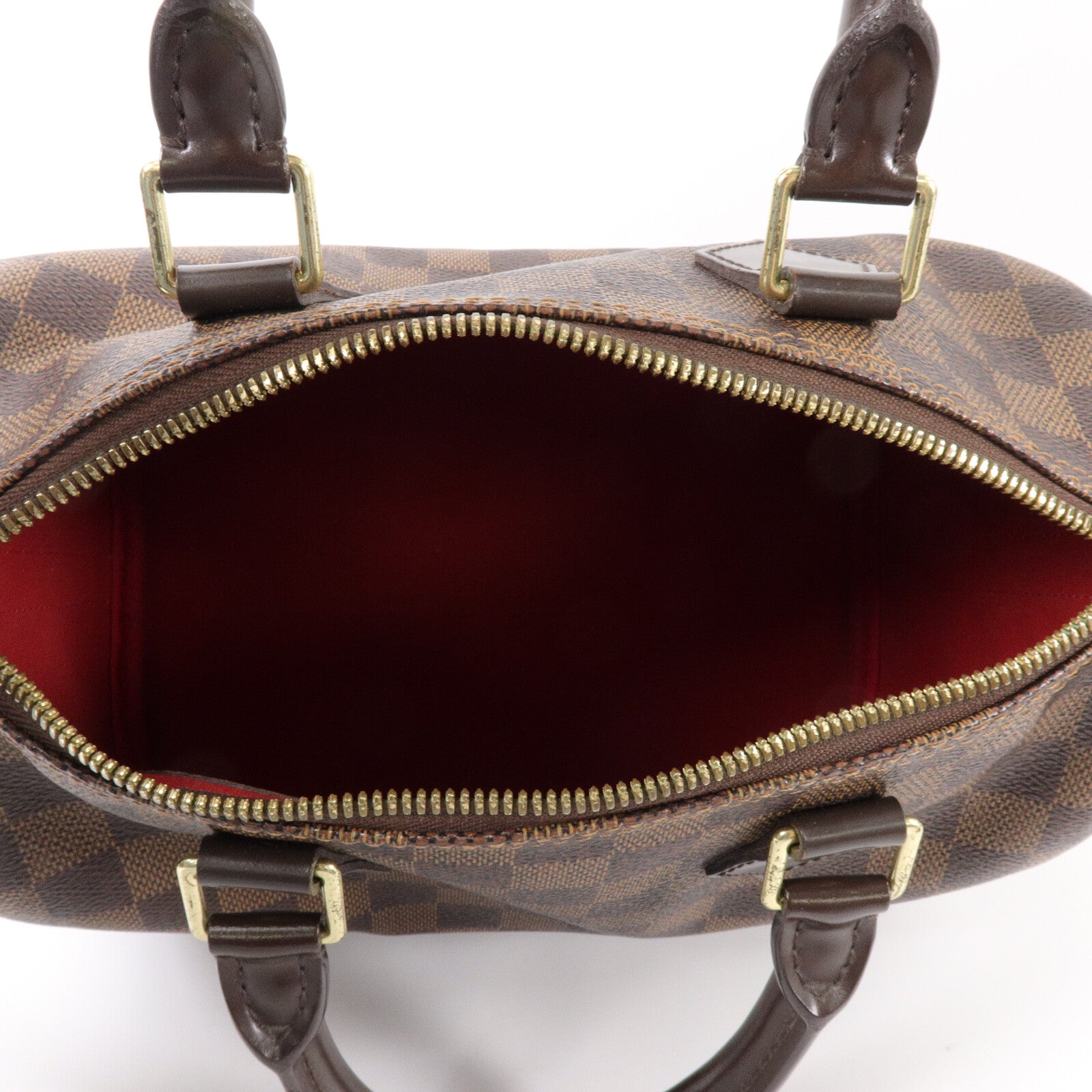 LOUIS VUITTON Damier Speedy Bandouliere 25手挽肩背兩用袋