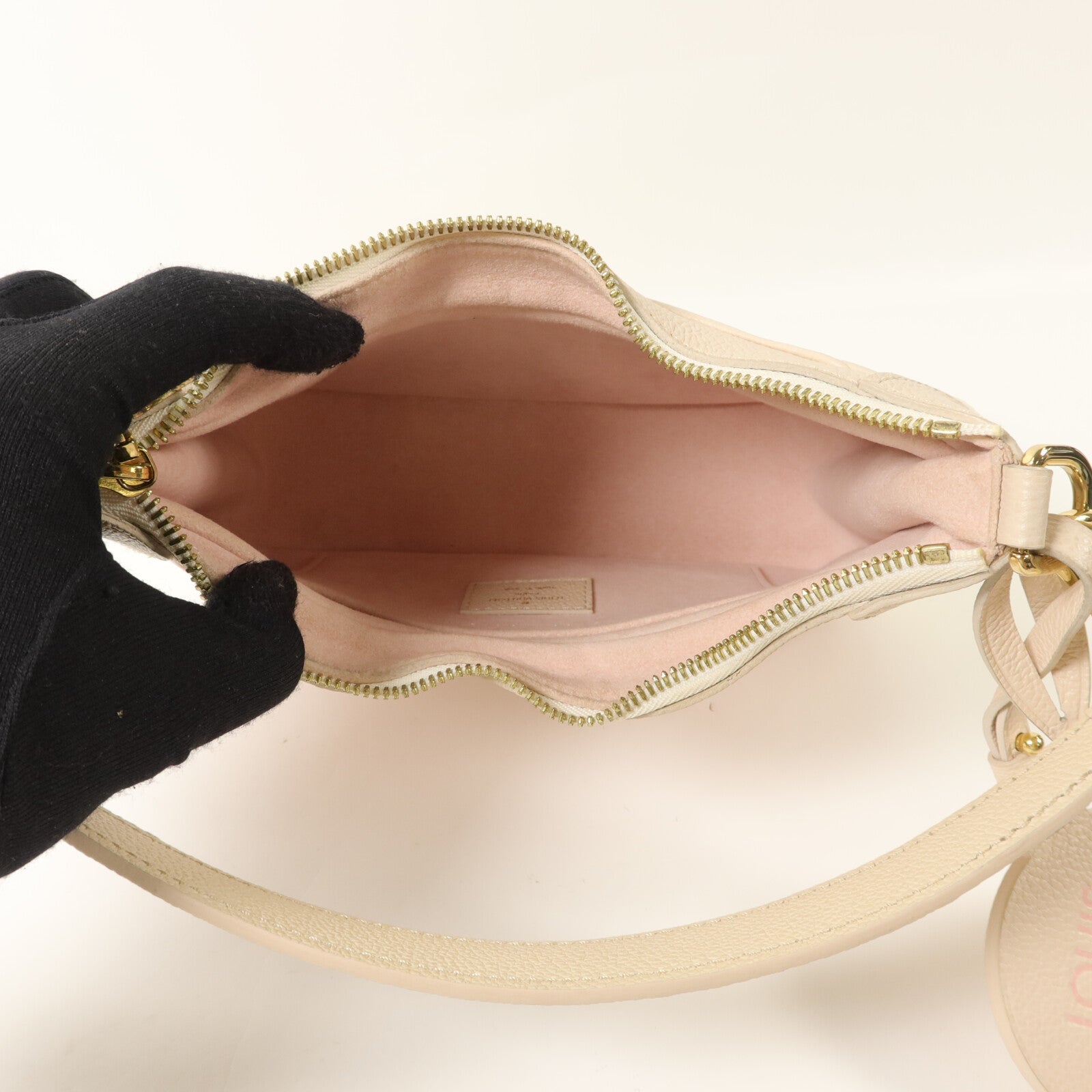 LOUIS VUITTON Monogram Empreinte Bagatelle MM手挽肩背兩用袋