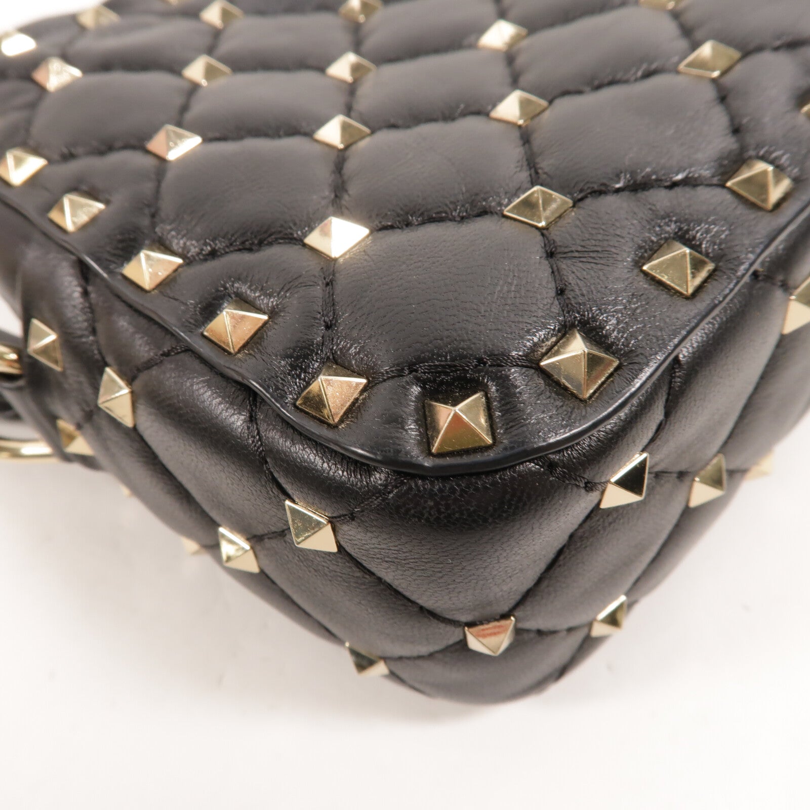Valentino 牛皮皮革Rockstud Spike肩背袋