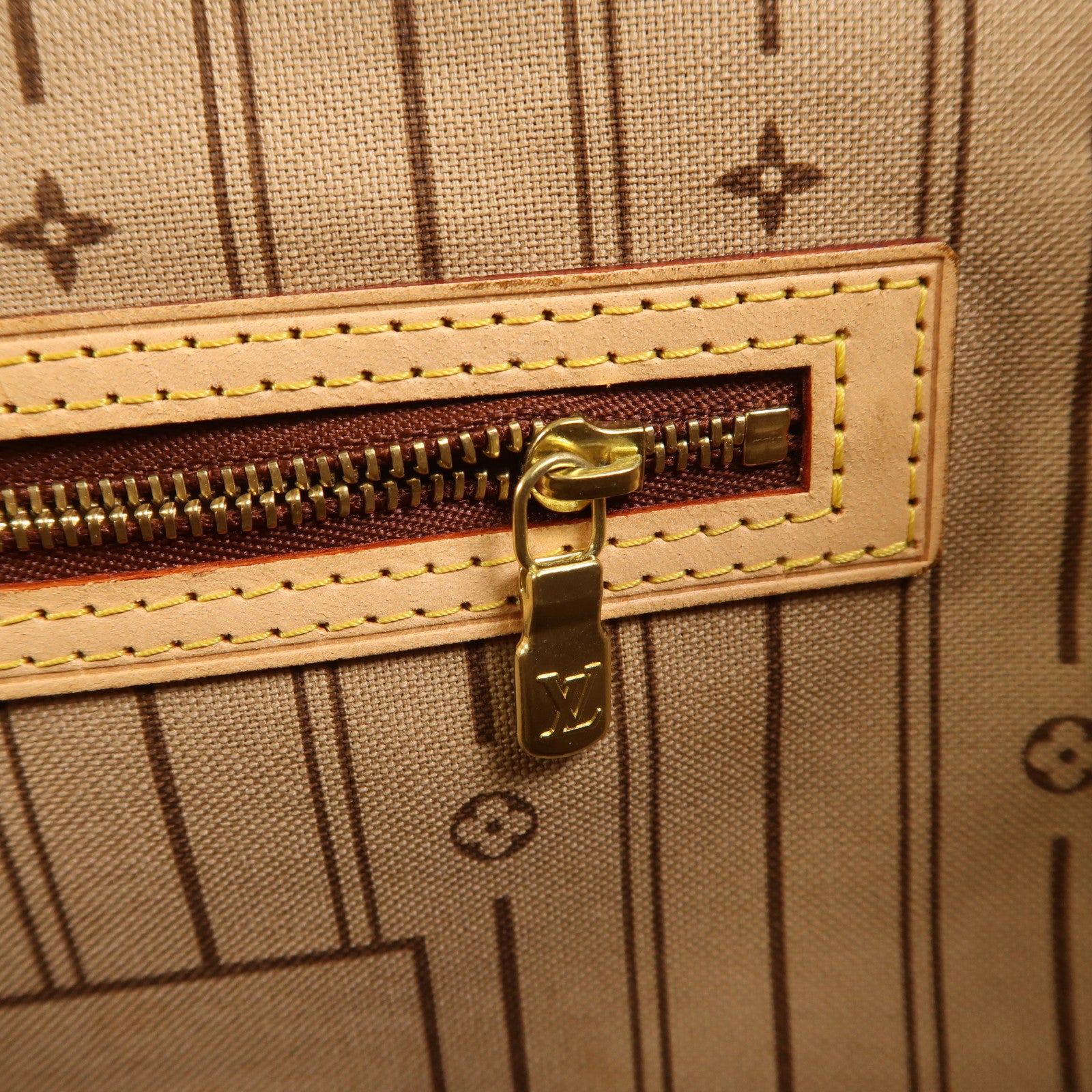 LOUIS VUITTON Monogram Neverfull GM金扣手挽袋