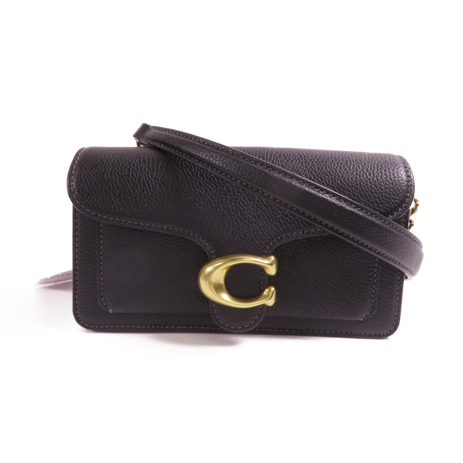 COACH 牛皮皮革Shoulder Bag金扣手挽肩背兩用袋