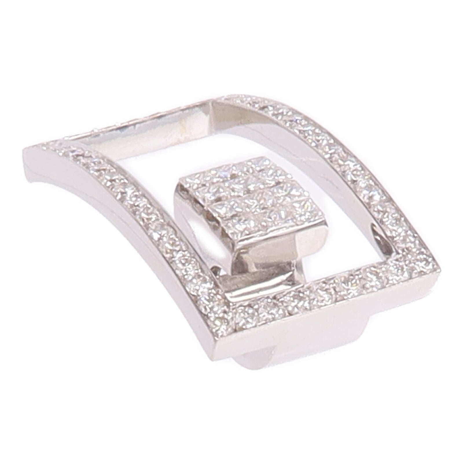 JEWELRY 18K白金Diamond Pendant Top鑽石吊墜