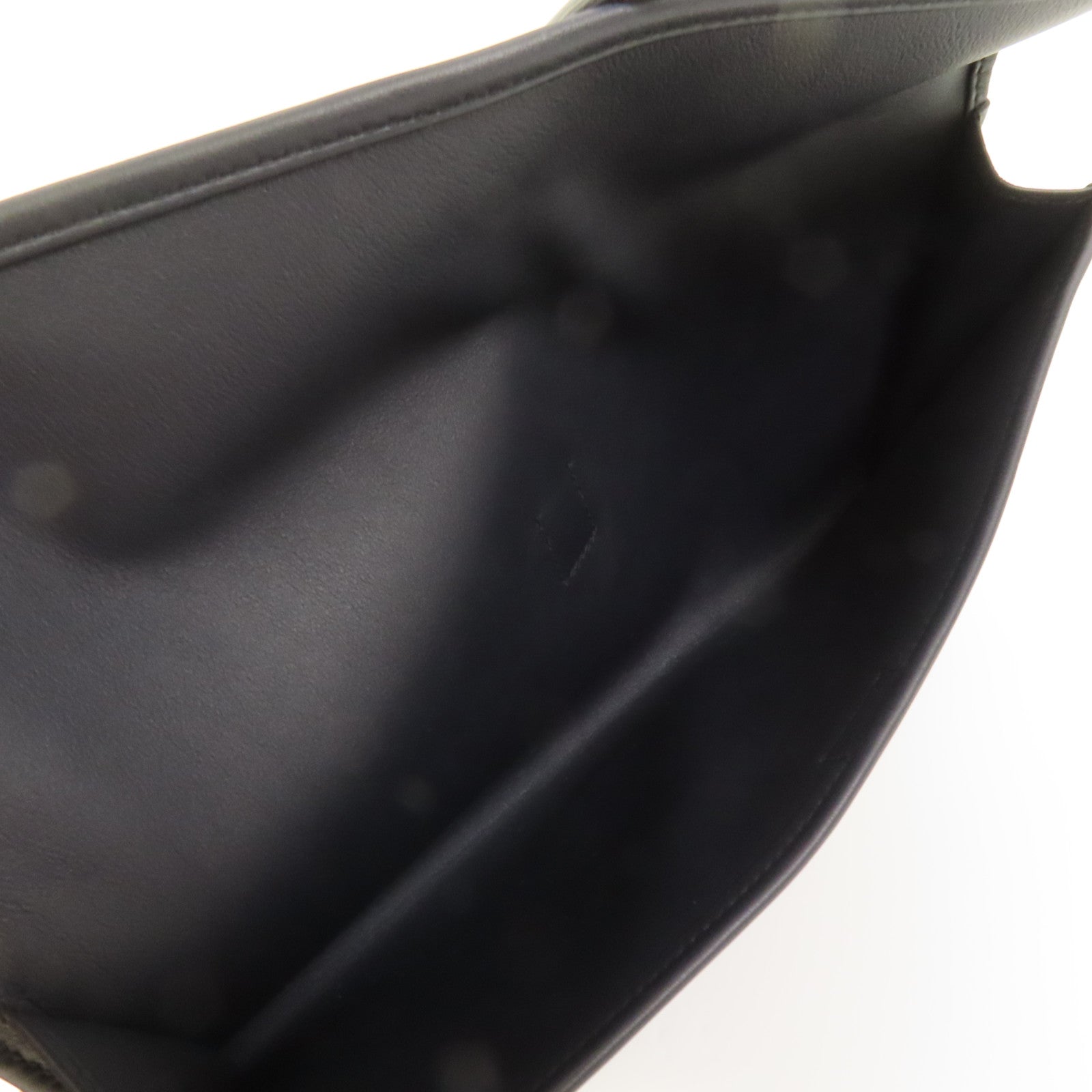 HERMES Swift皮革Jige手拿包Navy