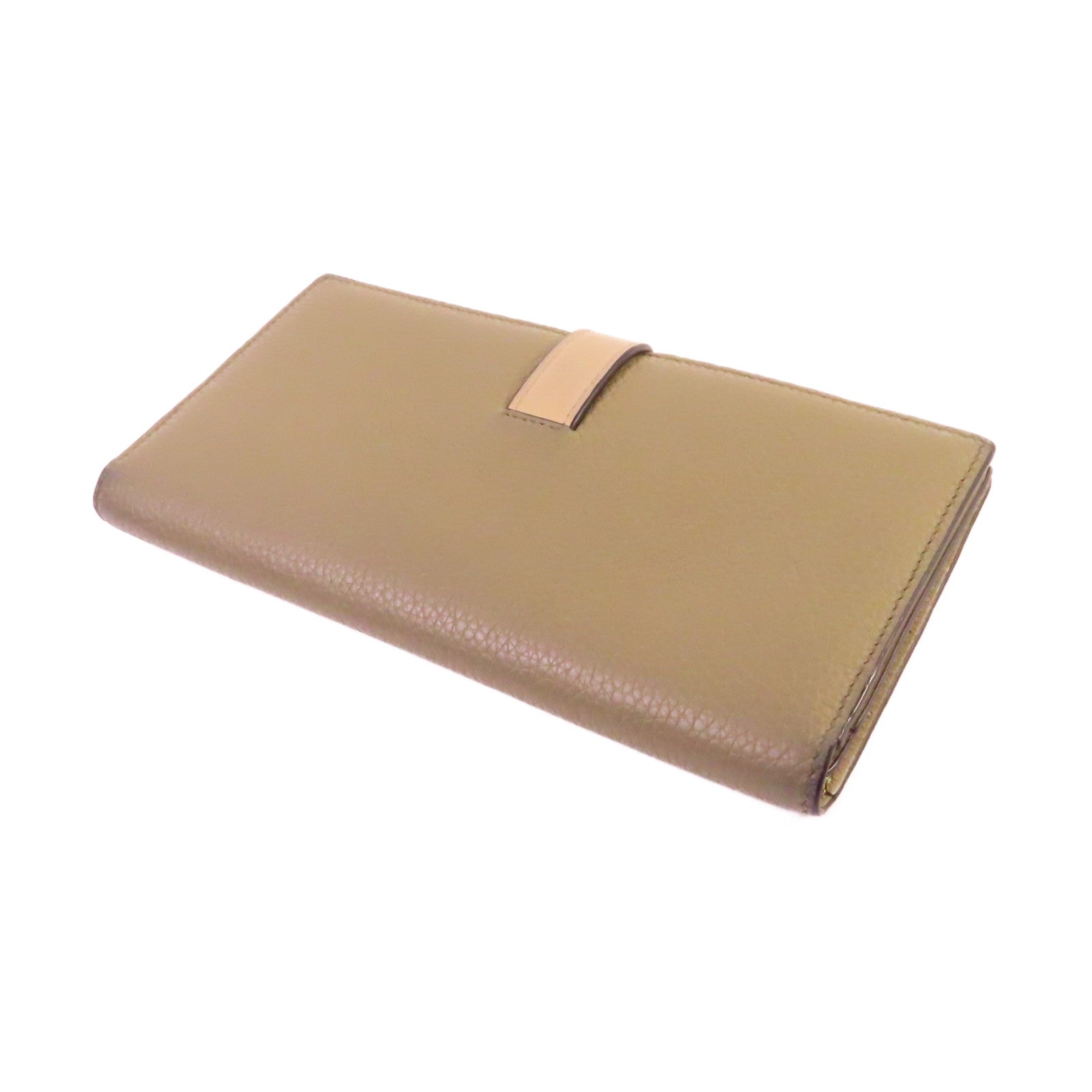 LOEWE 【激減優惠】牛皮皮革Long Vertical Wallet長錢包灰色