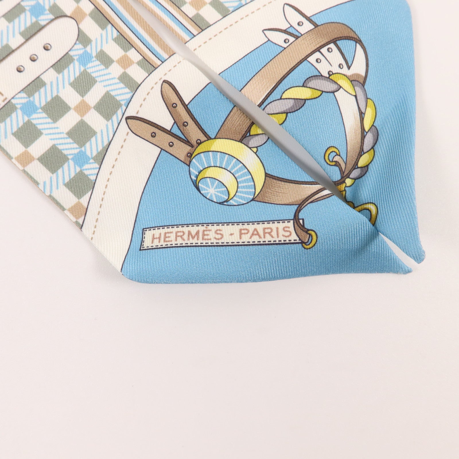 HERMES 絲質Twilly絲巾