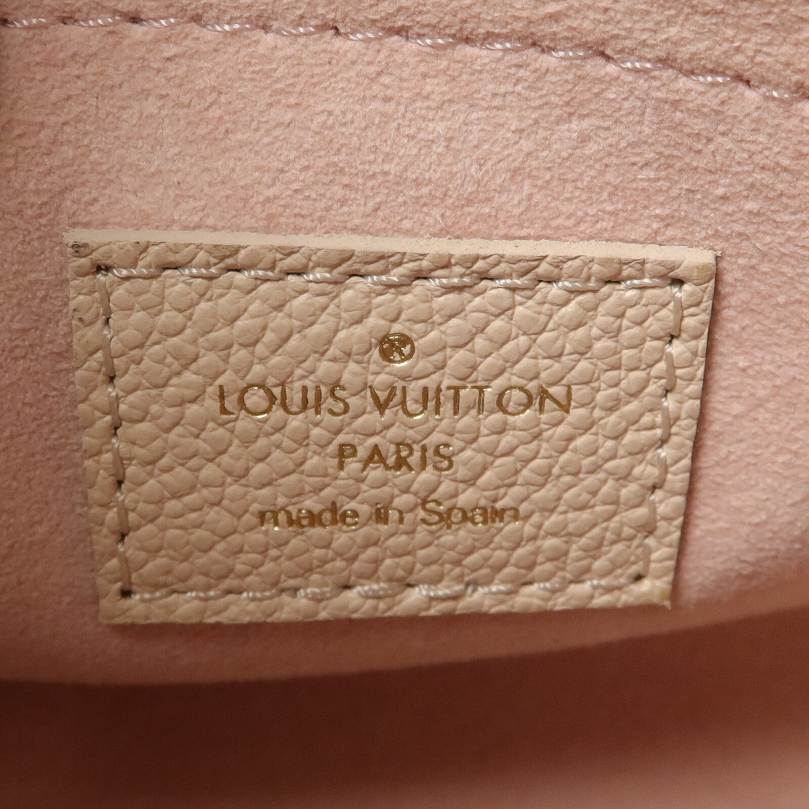 LOUIS VUITTON Monogram Empreinte Bagatelle MM手挽肩背兩用袋