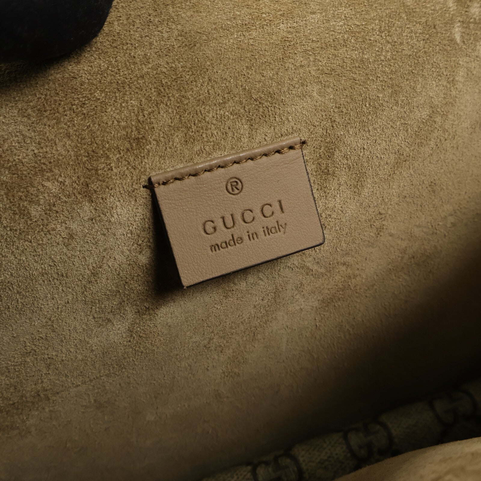 GUCCI 塗層帆布Dionysus肩背袋