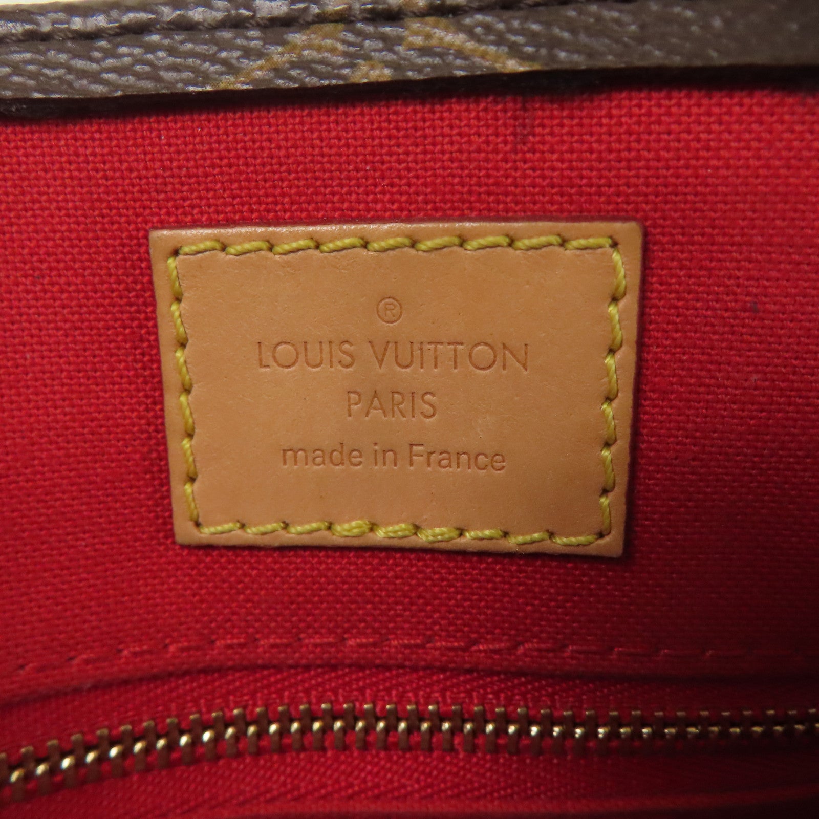 LOUIS VUITTON LV GHW Sac Plat BB 2 Way Shoulder Bag M46265 Monogram Brown
