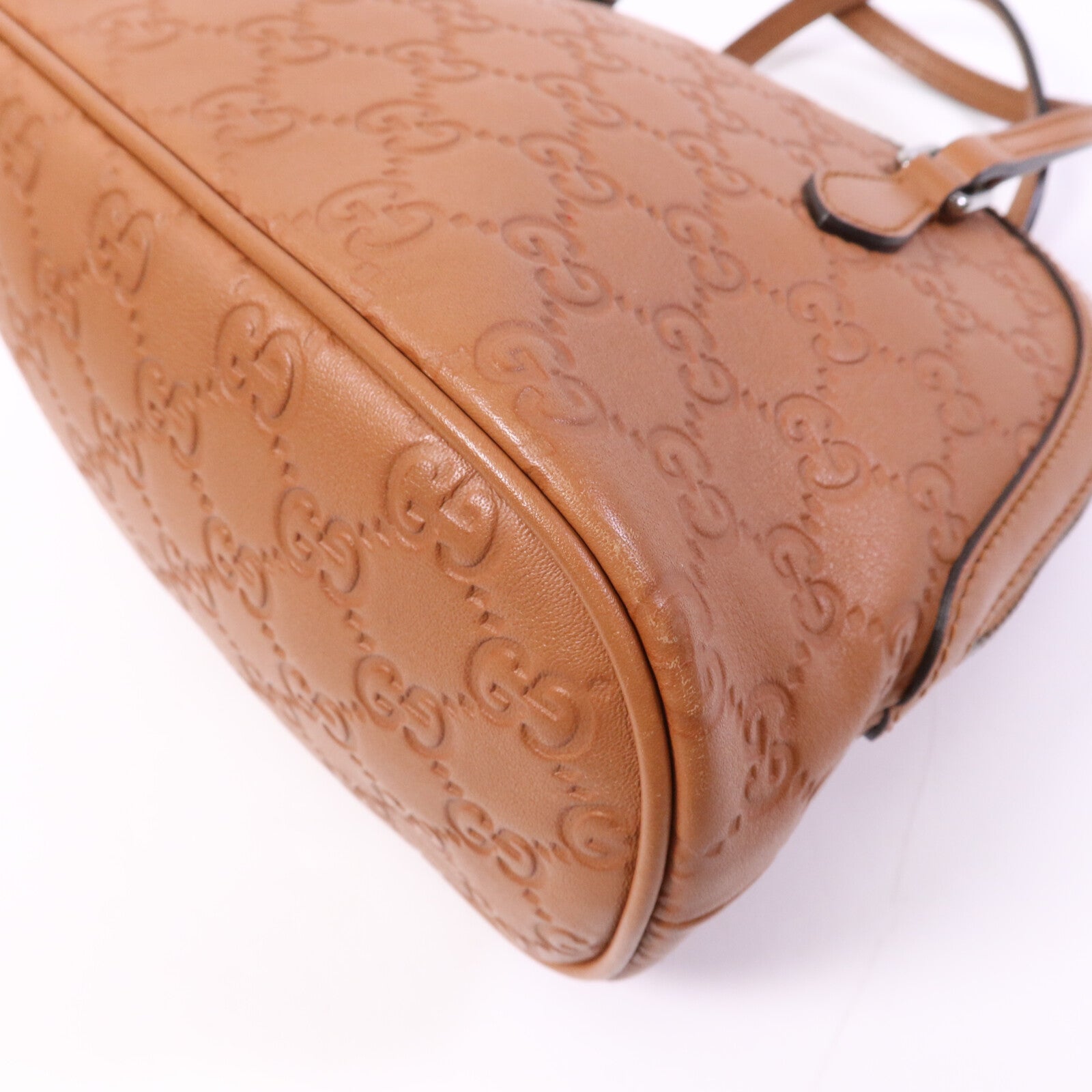 GUCCI 牛皮皮革Shoulder Bag銀扣肩背袋