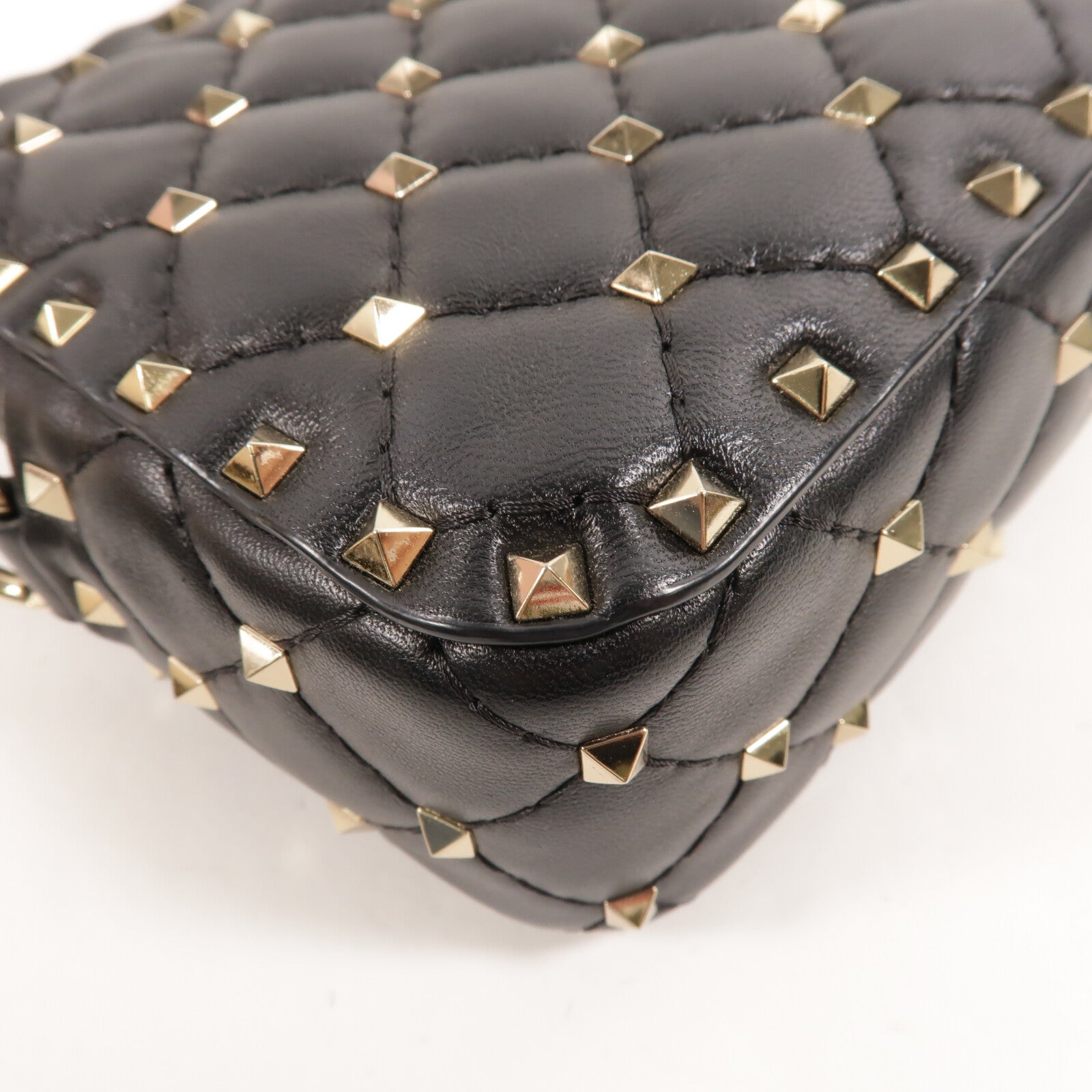 Valentino 牛皮皮革Rockstud Spike肩背袋