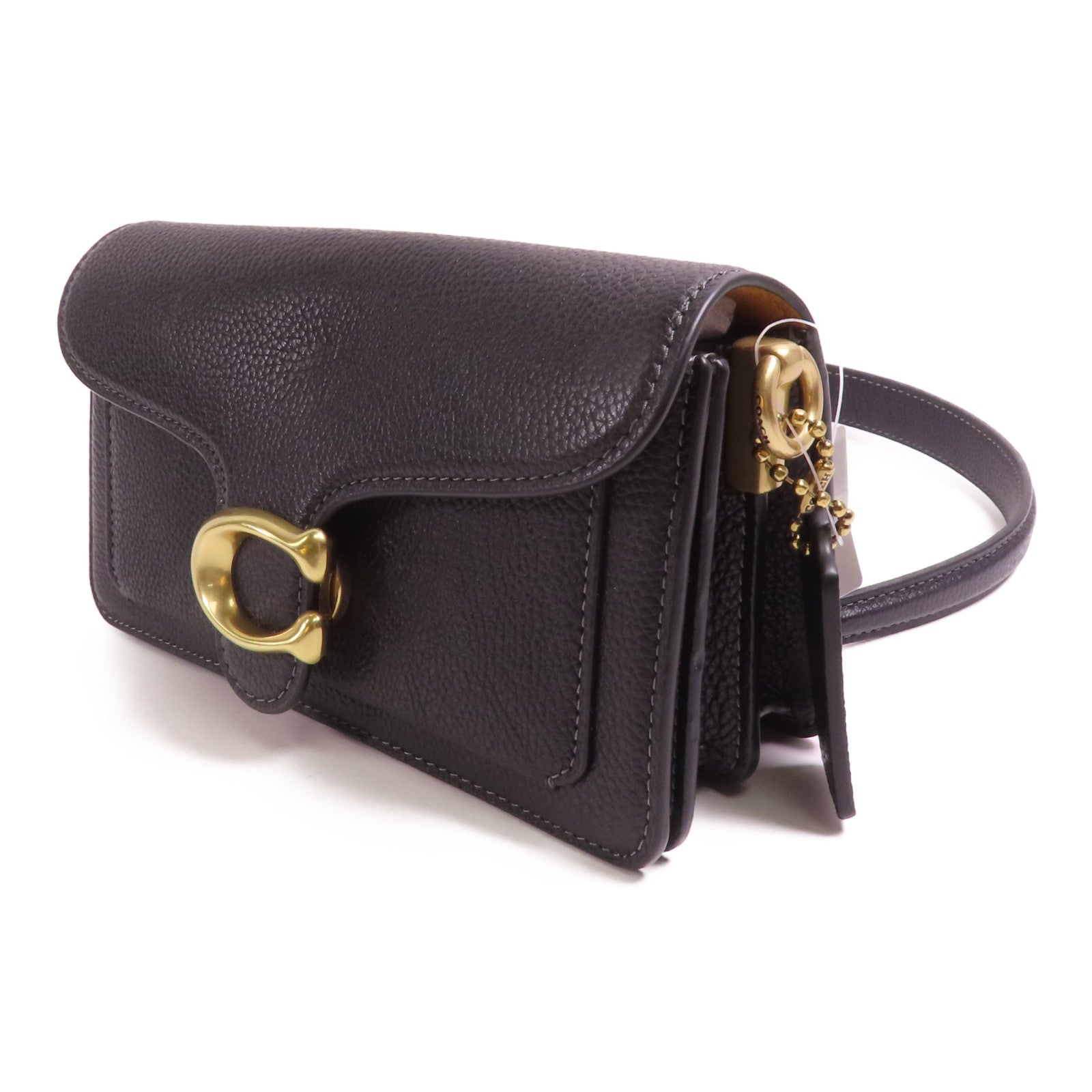 COACH 牛皮皮革Shoulder Bag金扣手挽肩背兩用袋