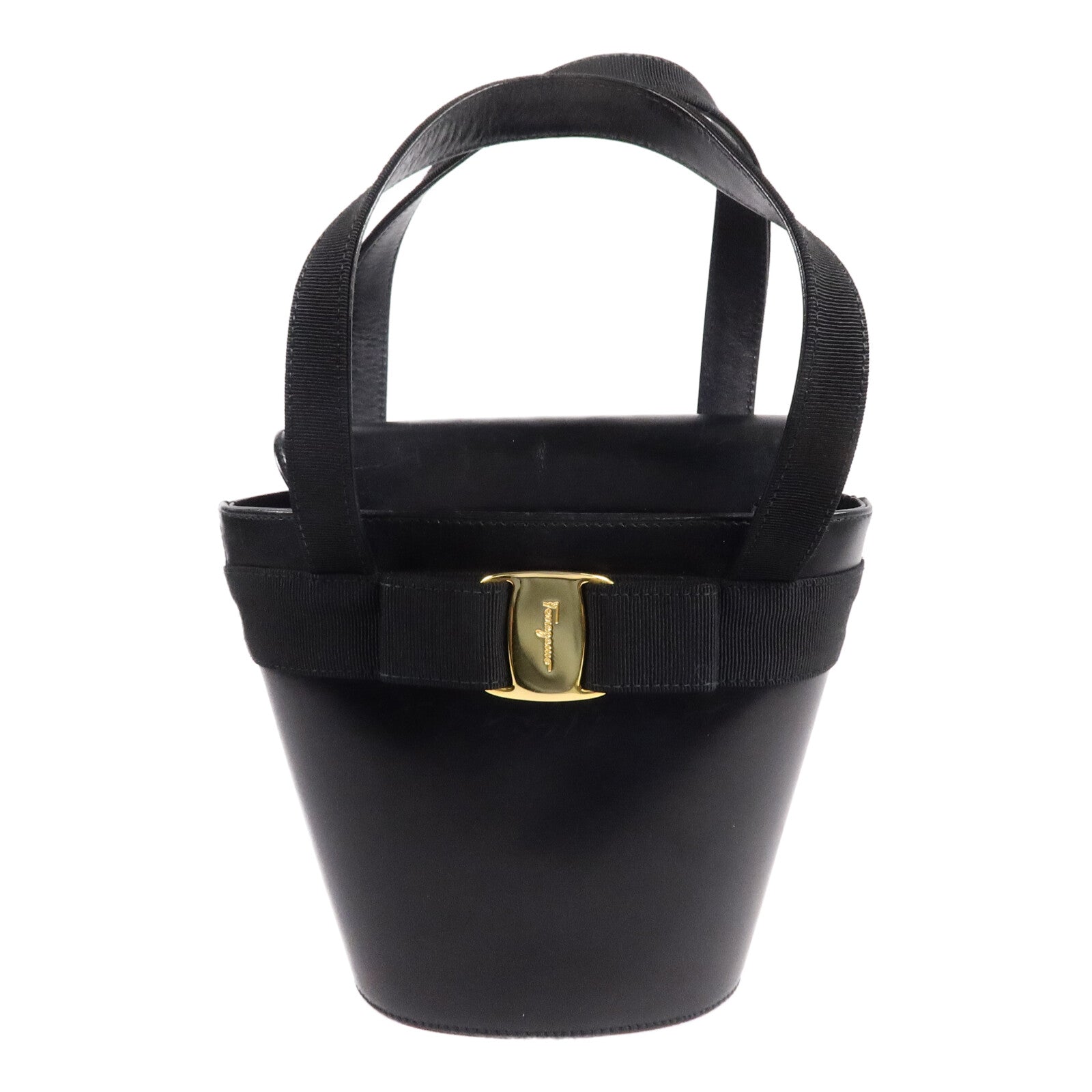 Salvatore Ferragamo 牛皮皮革Vara Ribbon手挽袋
