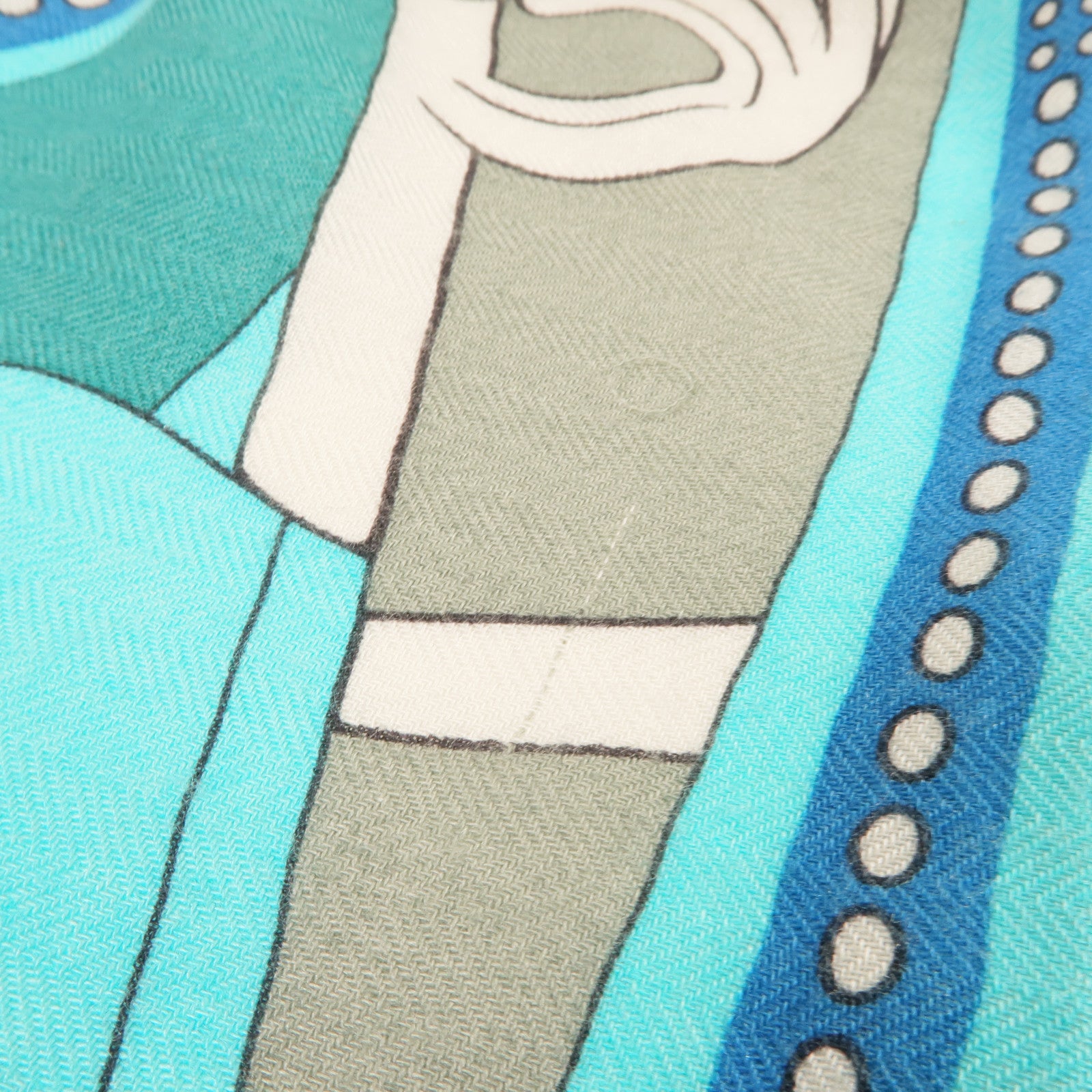 HERMES 羊絨/絲質Scarf圍巾