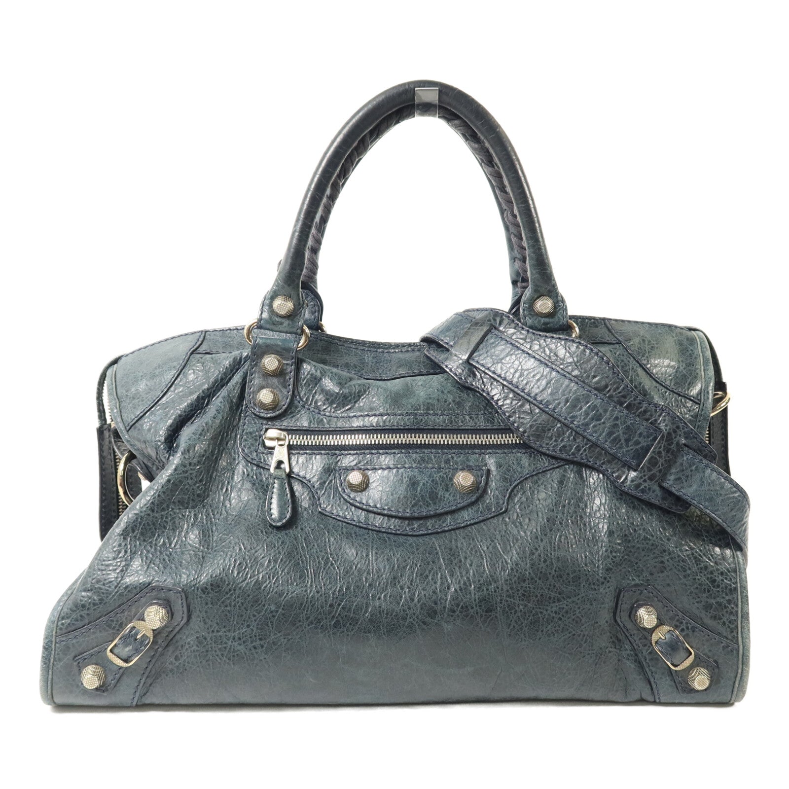 BALENCIAGA 牛皮皮革City手挽肩背兩用袋