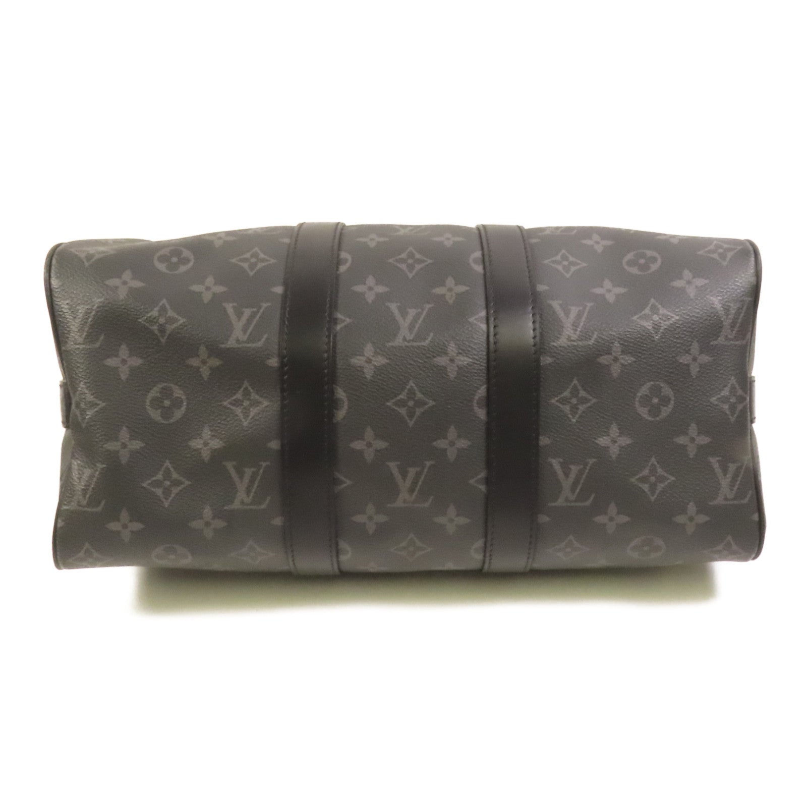 LOUIS VUITTON Monogram Eclipse Keepall Bandouliere 35手挽肩背兩用袋