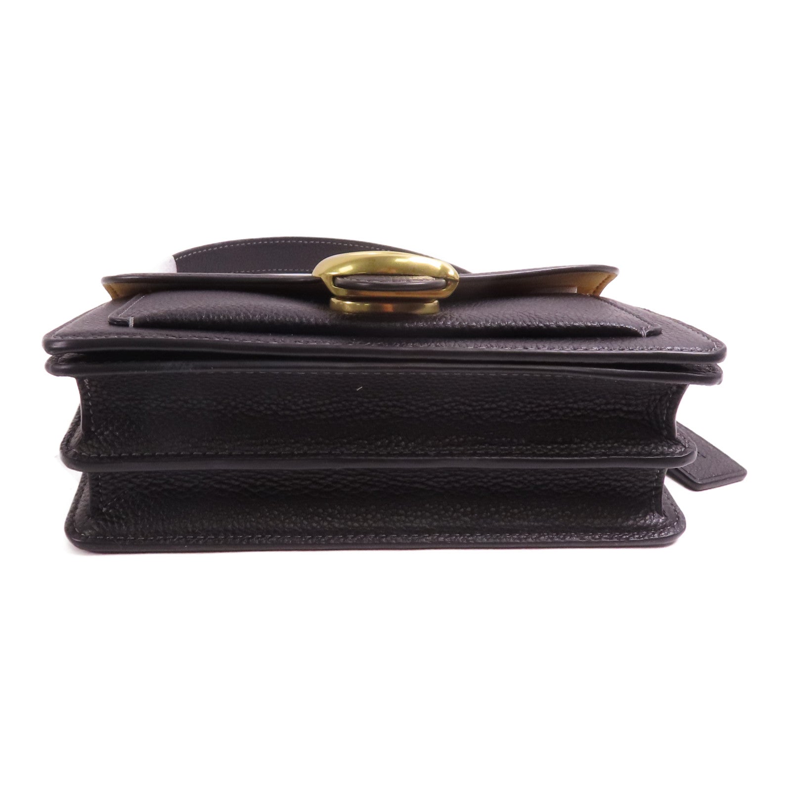 COACH 牛皮皮革Shoulder Bag金扣手挽肩背兩用袋