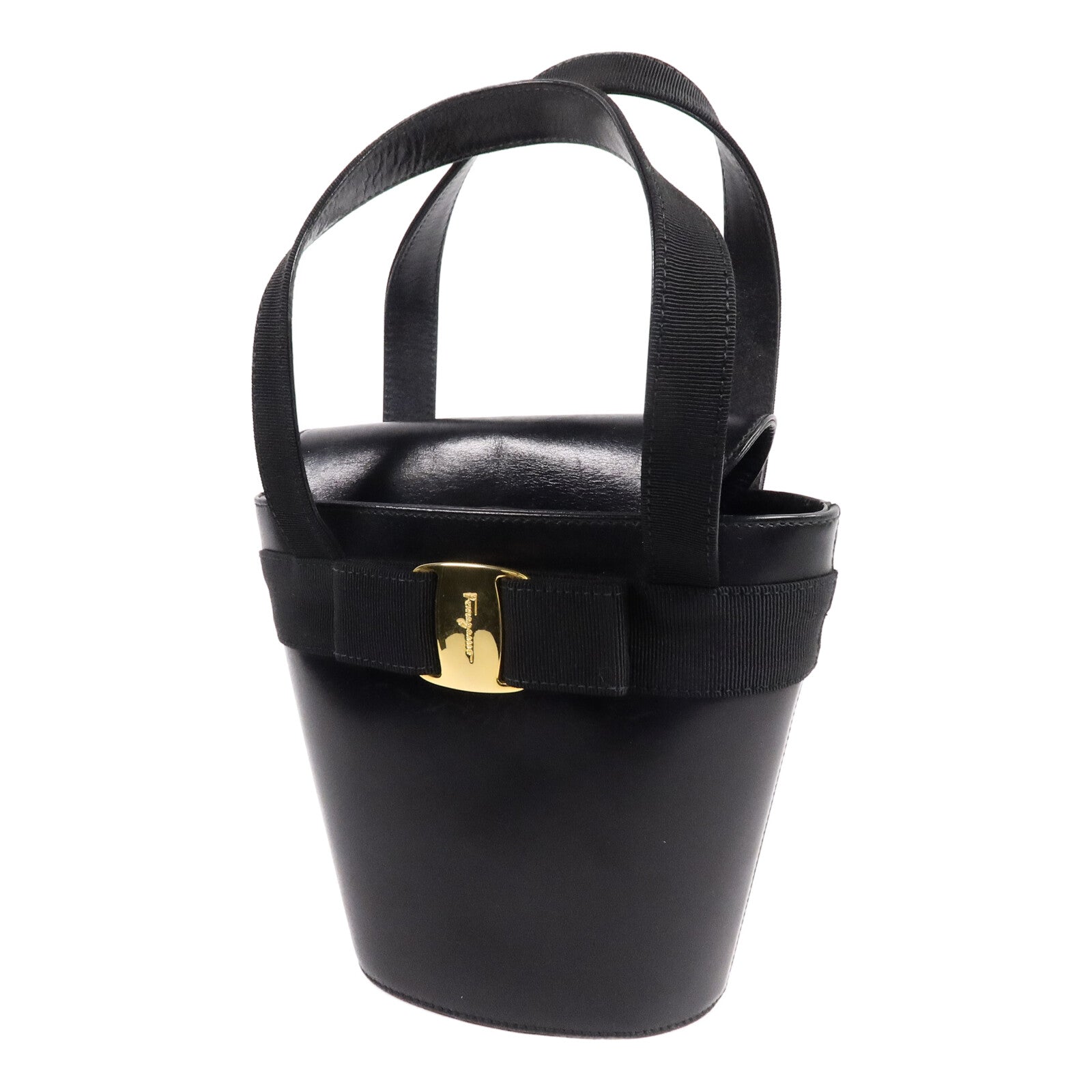 Salvatore Ferragamo 牛皮皮革Vara Ribbon手挽袋