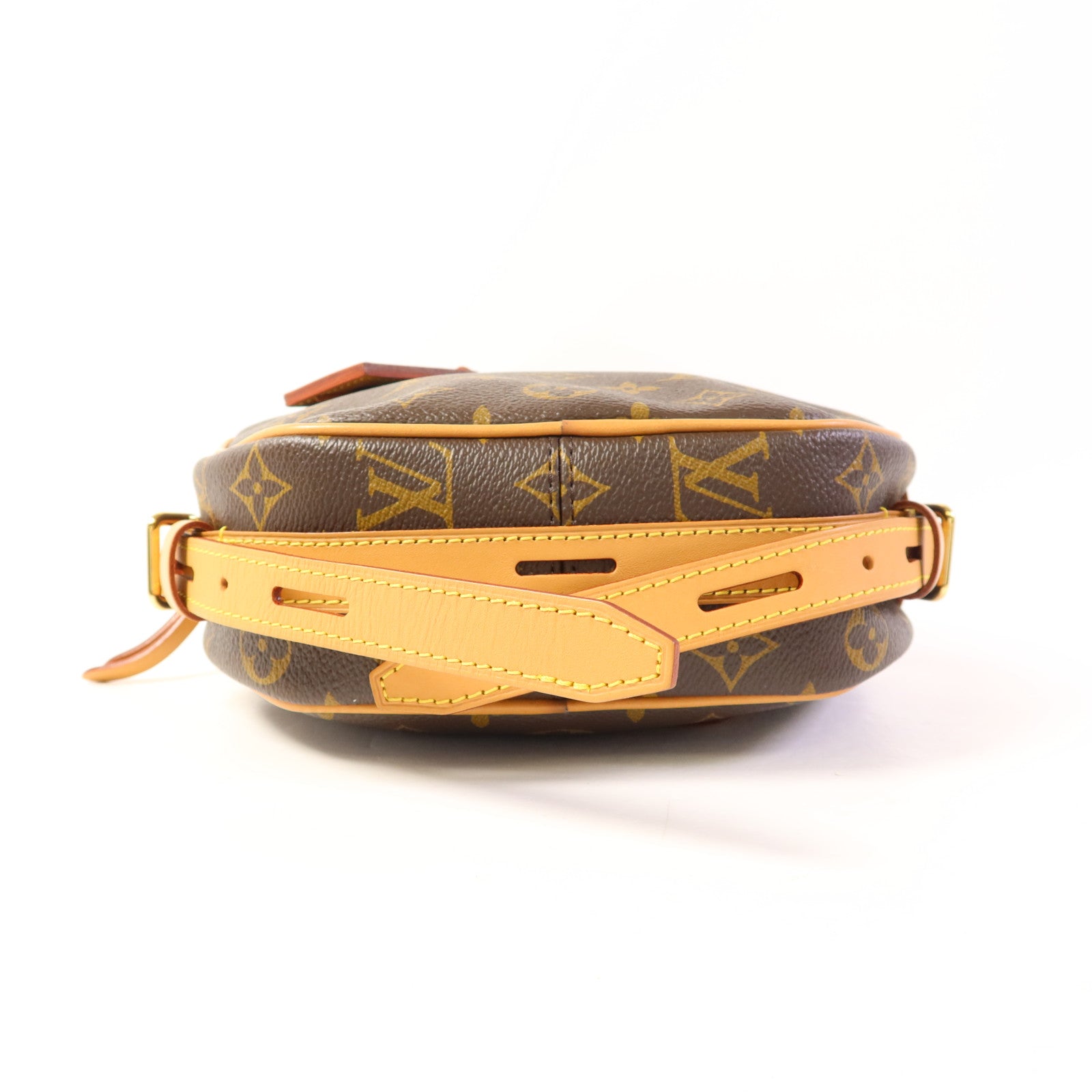 LOUIS VUITTON Monogram Boite Chapeau Souple金扣肩背袋棕色
