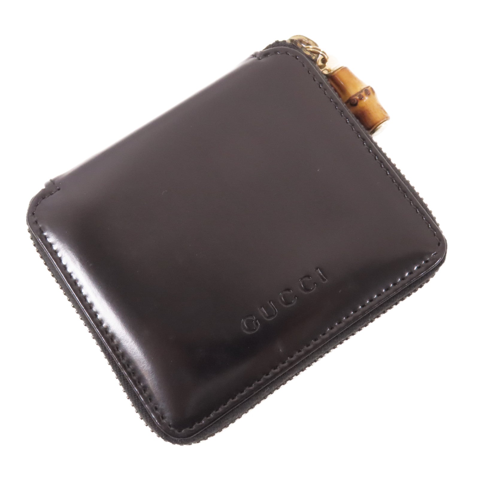 GUCCI 【激減優惠】皮革Wallet金扣錢包黑色