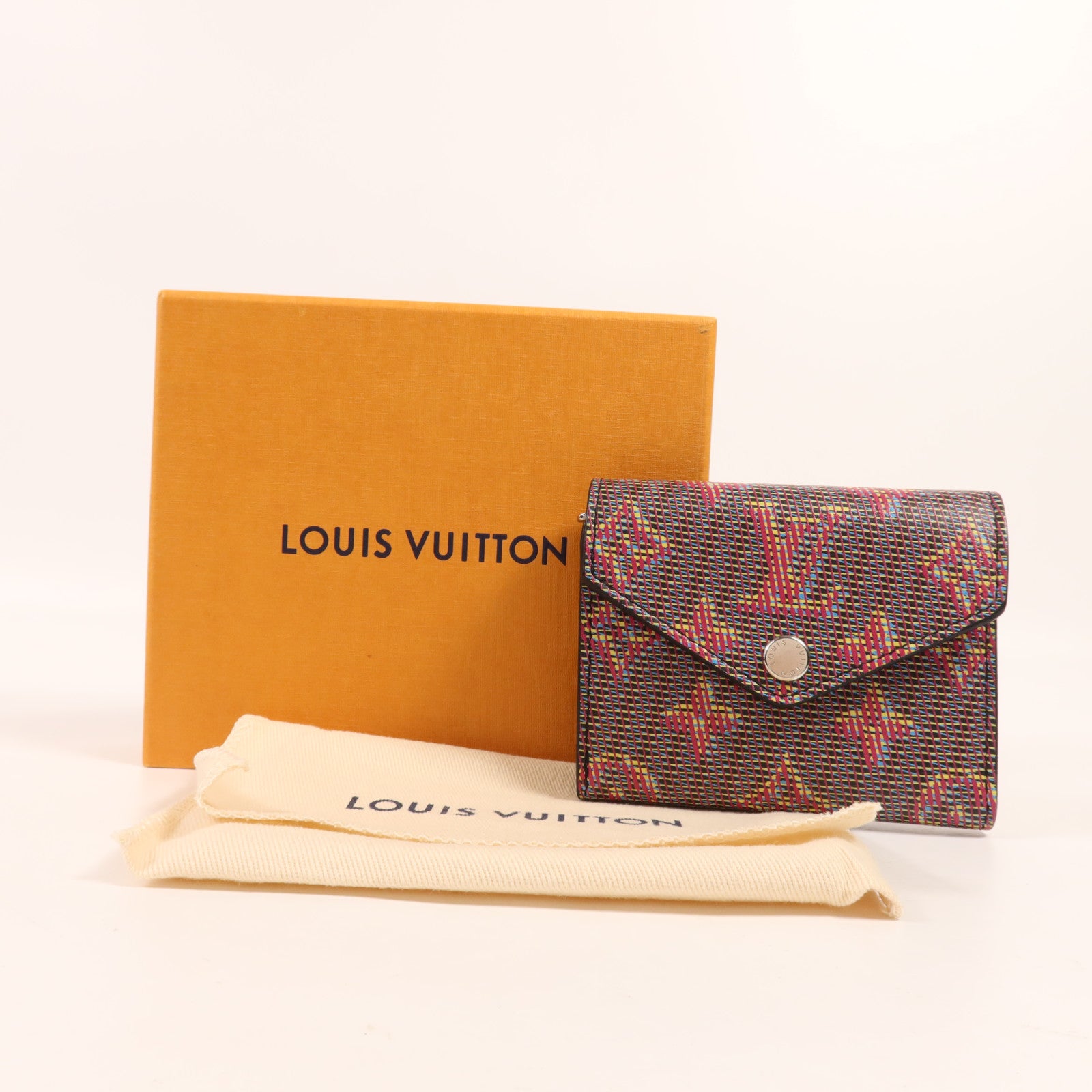 LOUIS VUITTON Monogram Pop Wallet銀扣錢包