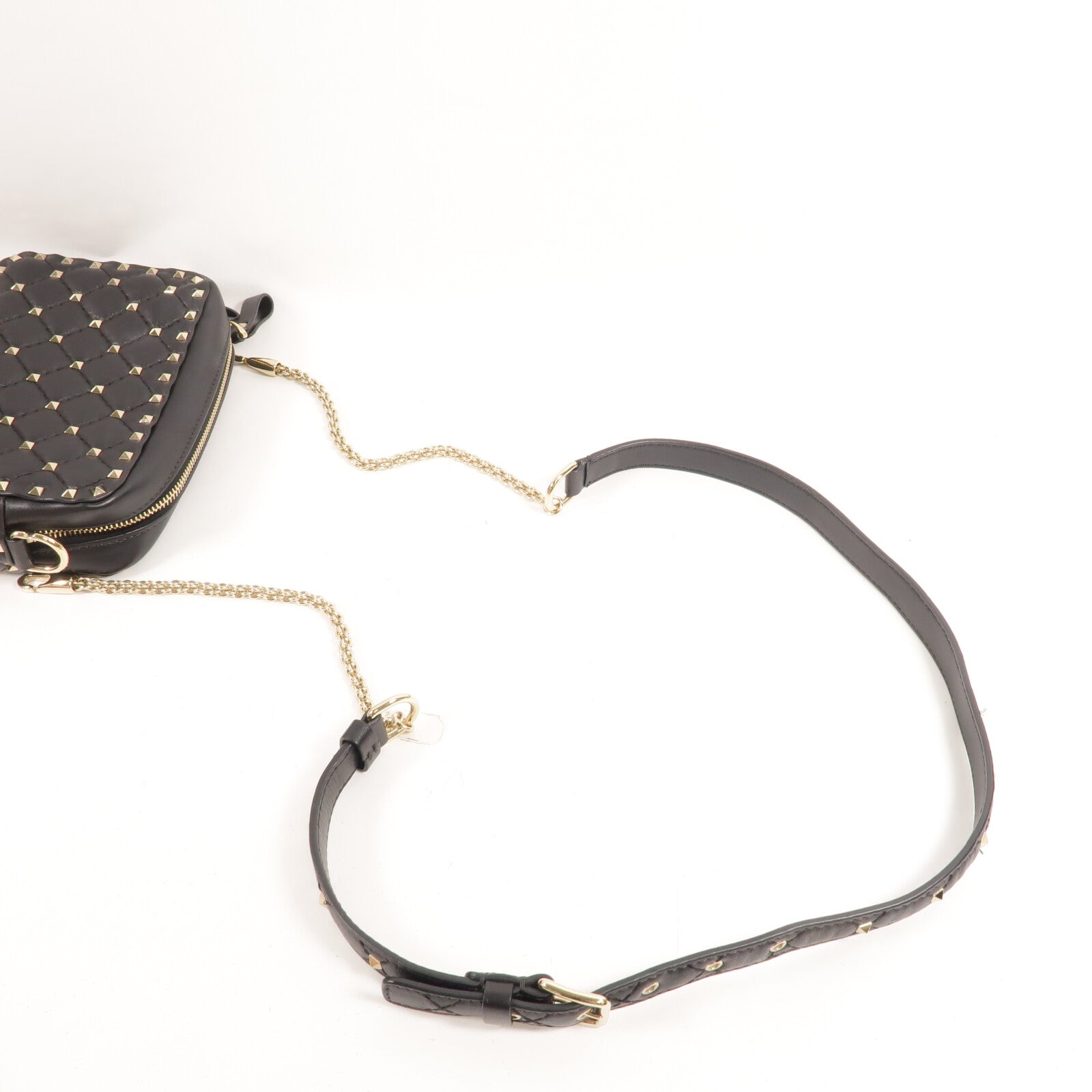 Valentino 牛皮皮革Rockstud Spike肩背袋