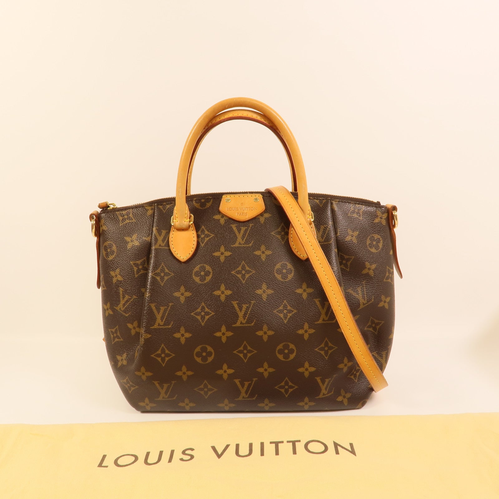 LOUIS VUITTON Monogram Turenne PM金扣手挽肩背兩用袋