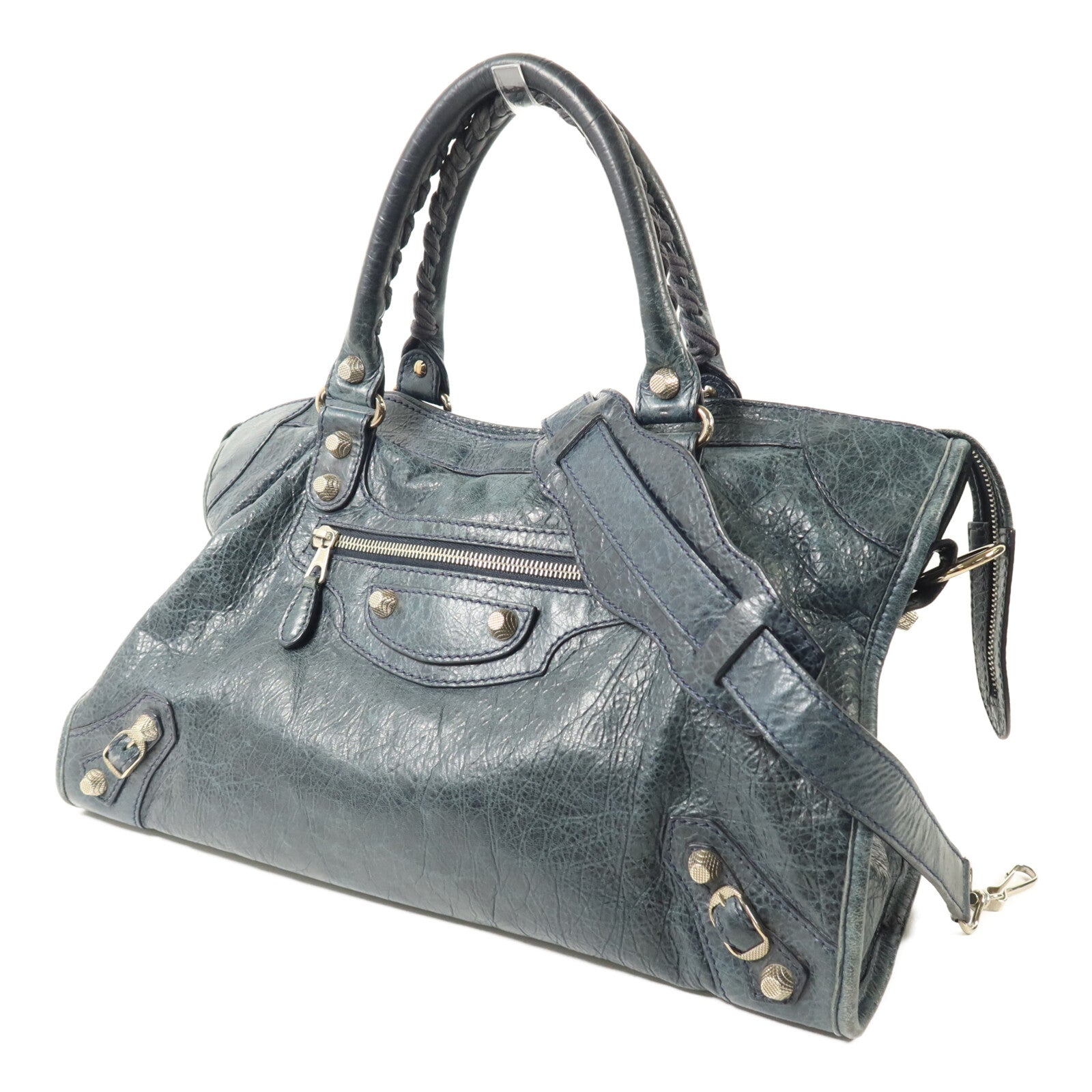 BALENCIAGA 牛皮皮革City手挽肩背兩用袋